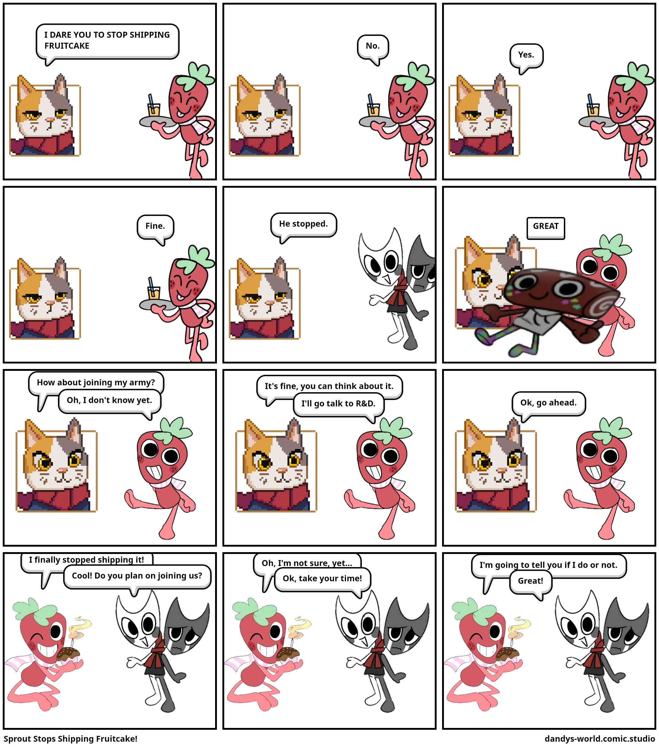 Sprout Stops Shipping Fruitcake!