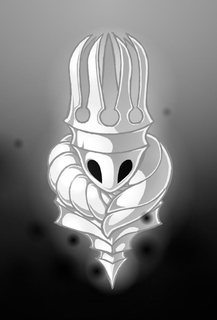 Hollow Knight, Fanart, Pale King Bust. (sticker) By Eibon W Walde