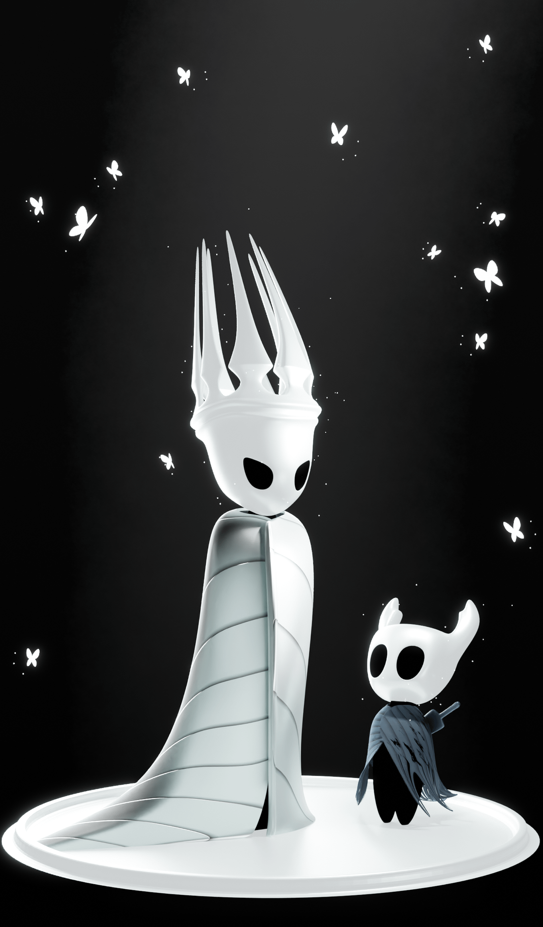 I made the pale king and the knight in blender!