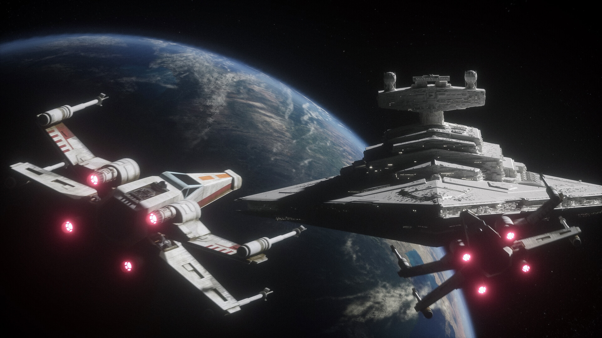 Star Wars Spaceship Wallpaper