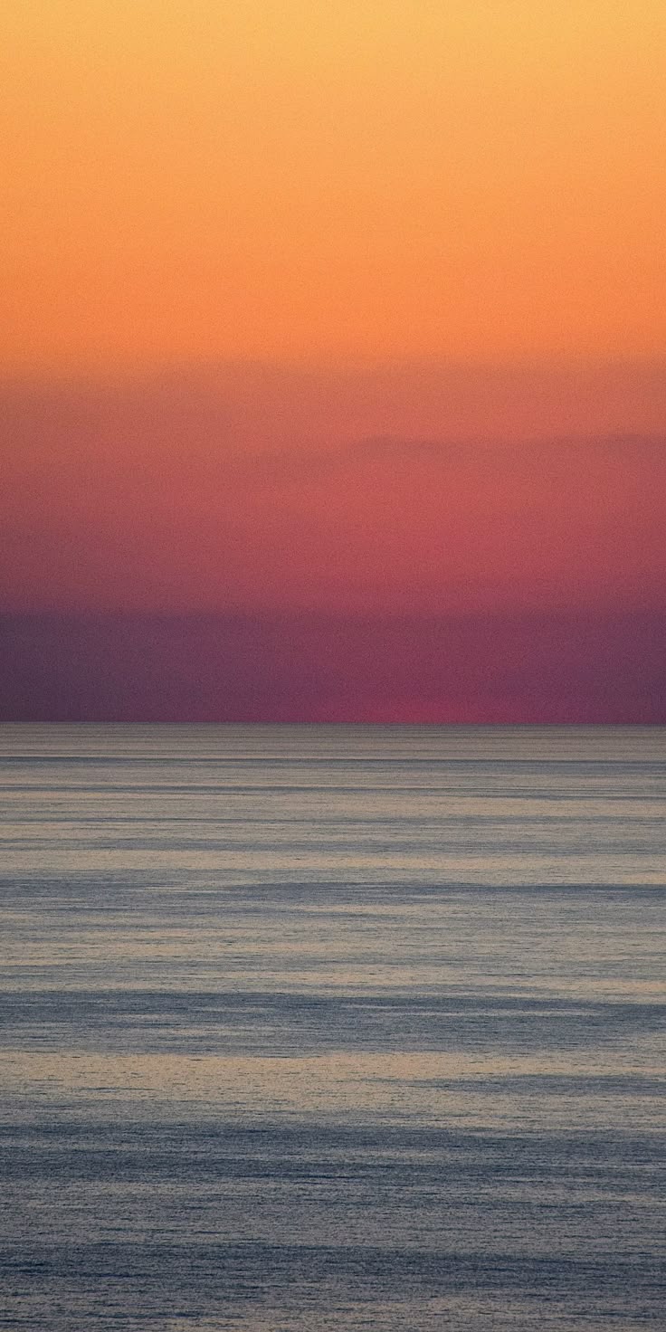 Sea, calm, sunset, body of water, blur, 1080x2160 wallpaper