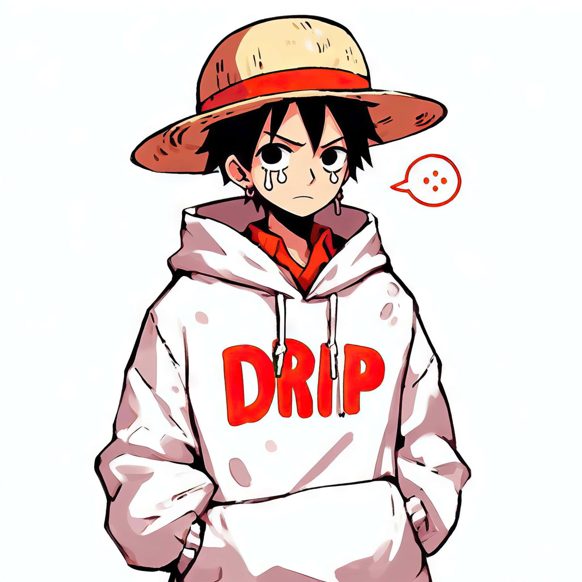 Download Luffy Drip Meme Wallpaper