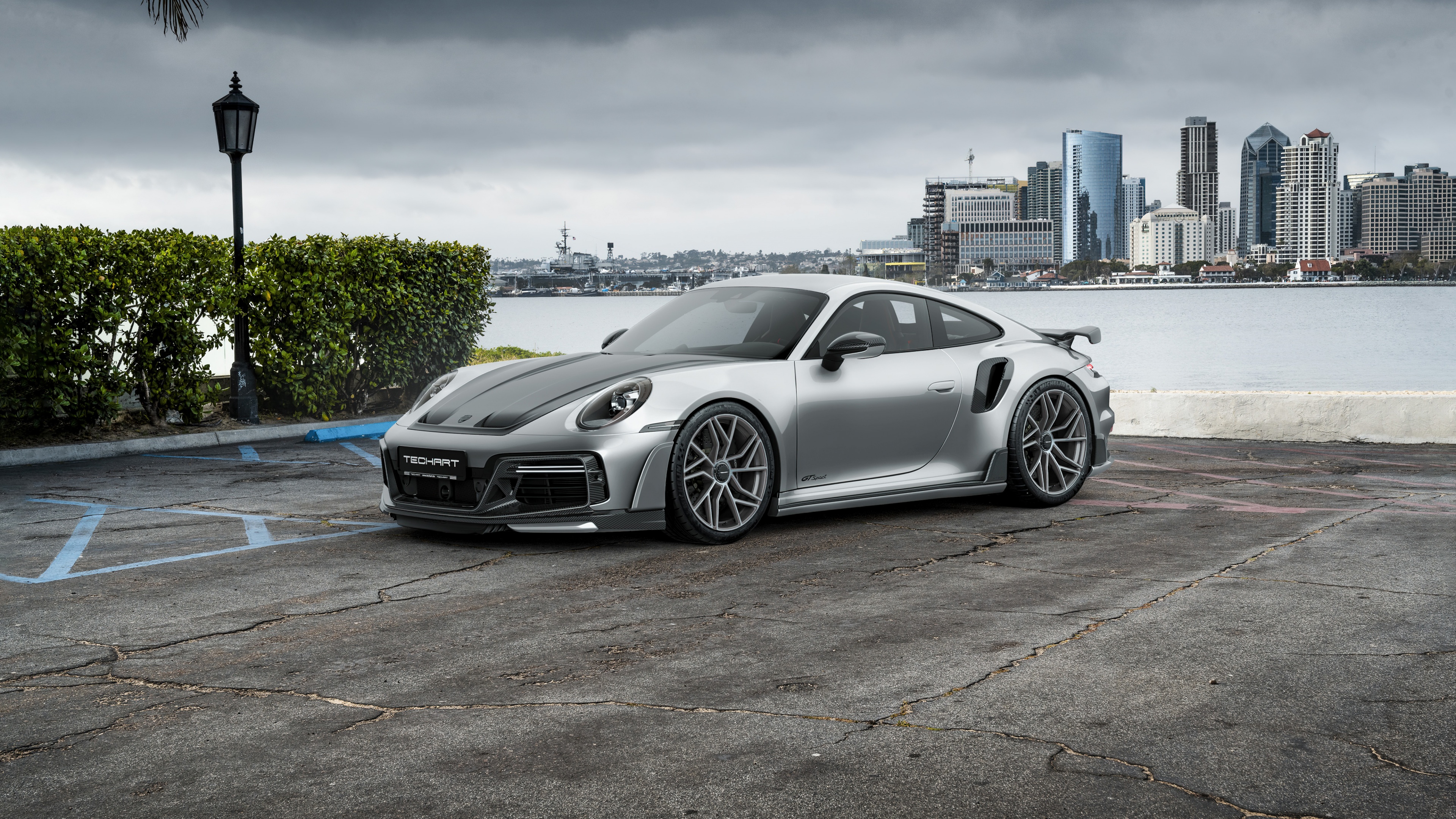 Porsche 911 Turbo S Wallpaper 4K, TechArt GTsport, 5K