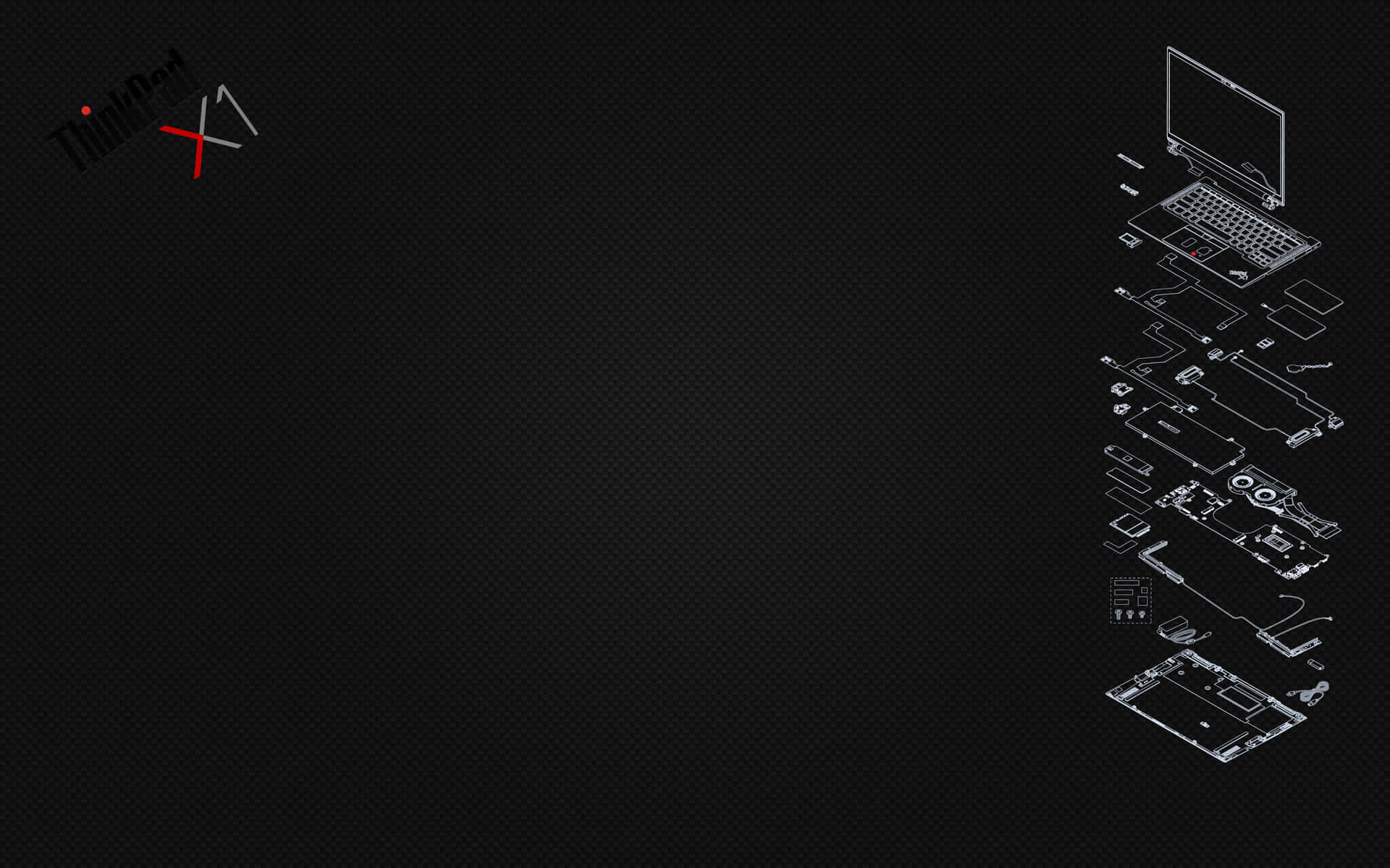 Download Thinkpad Exploded View Wallpaper