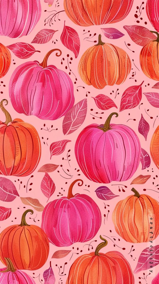 Pink Pumpkin Background: Free Wallpaper