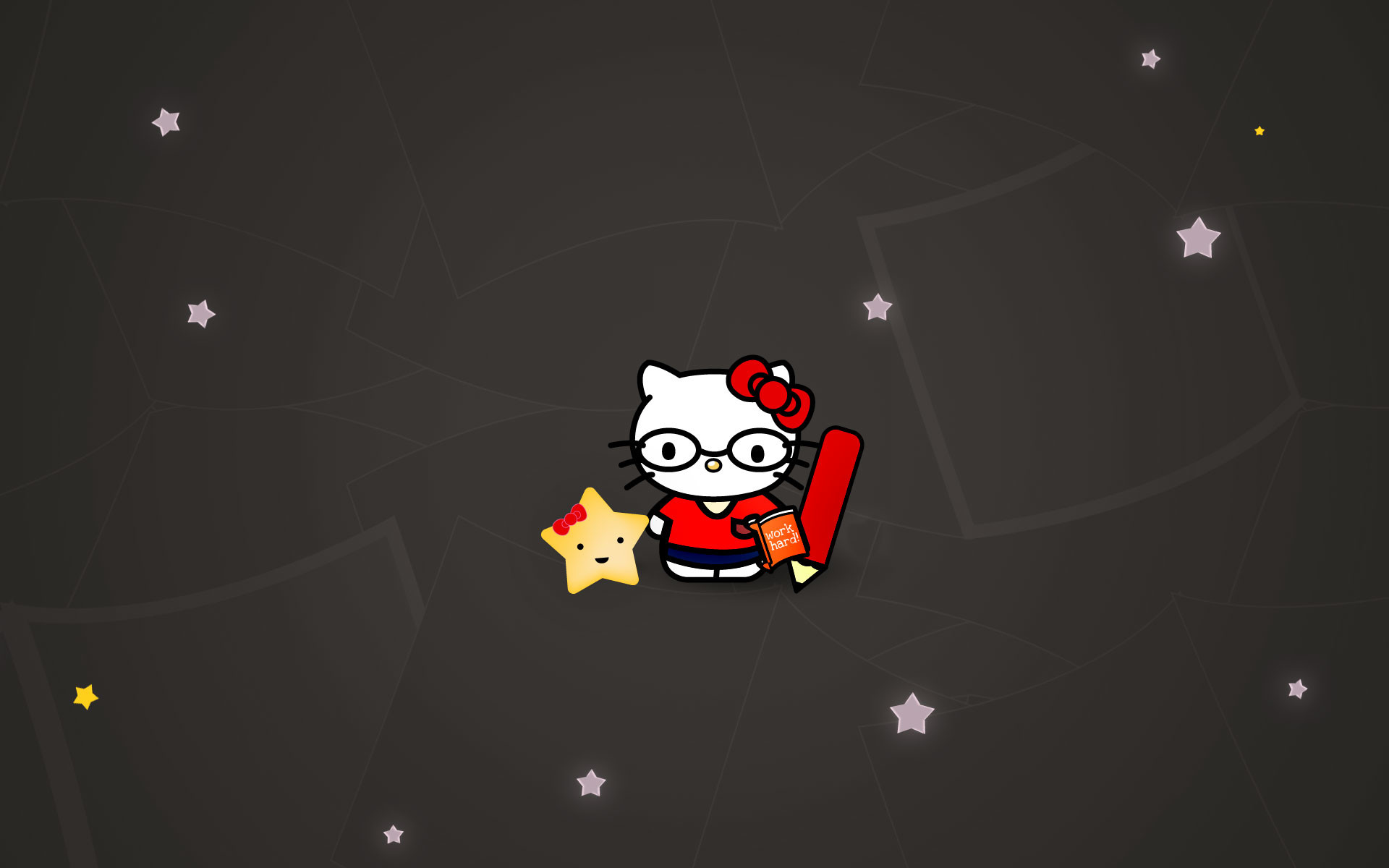 Hello Kitty Nerd Wallpaper