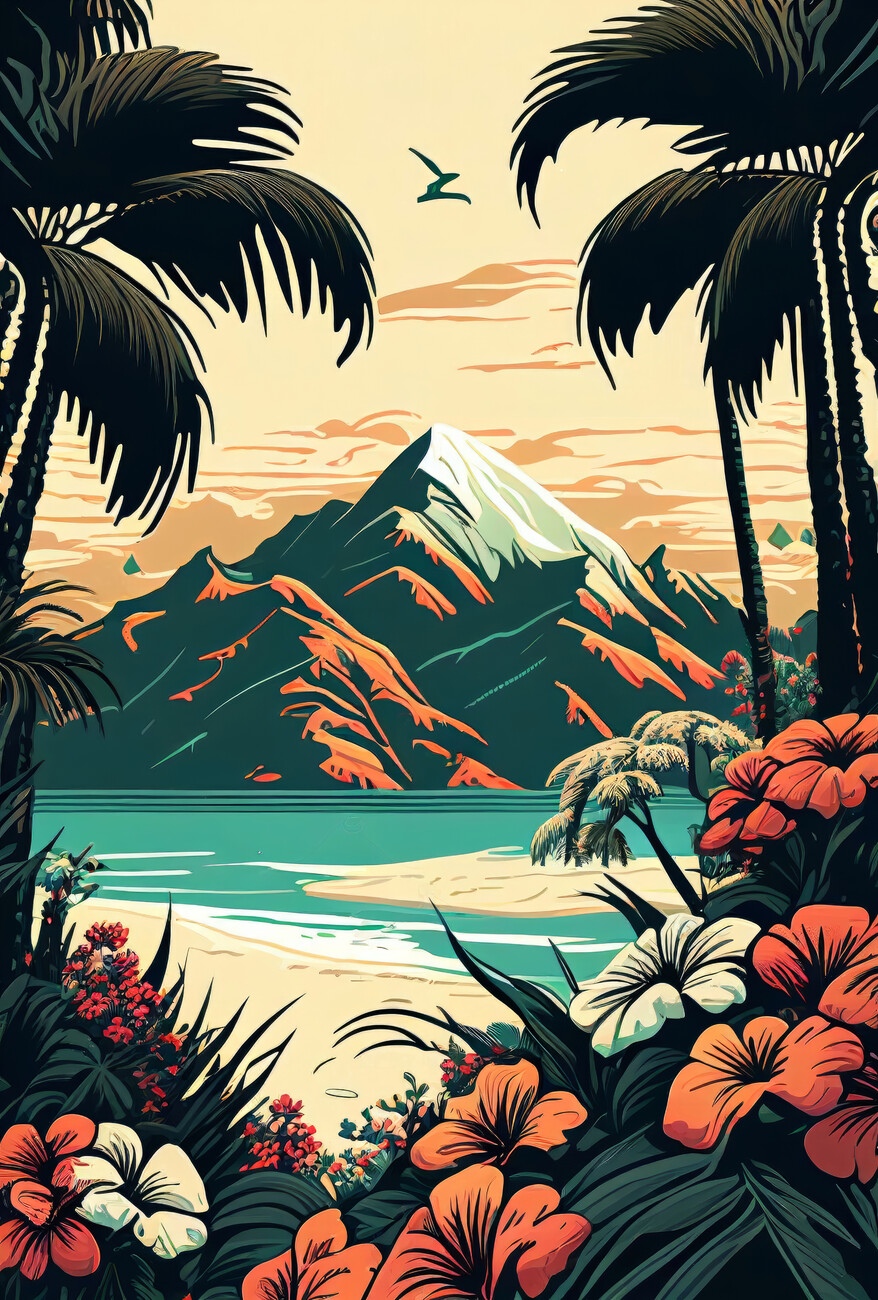 Art Print Patagonia in Spring