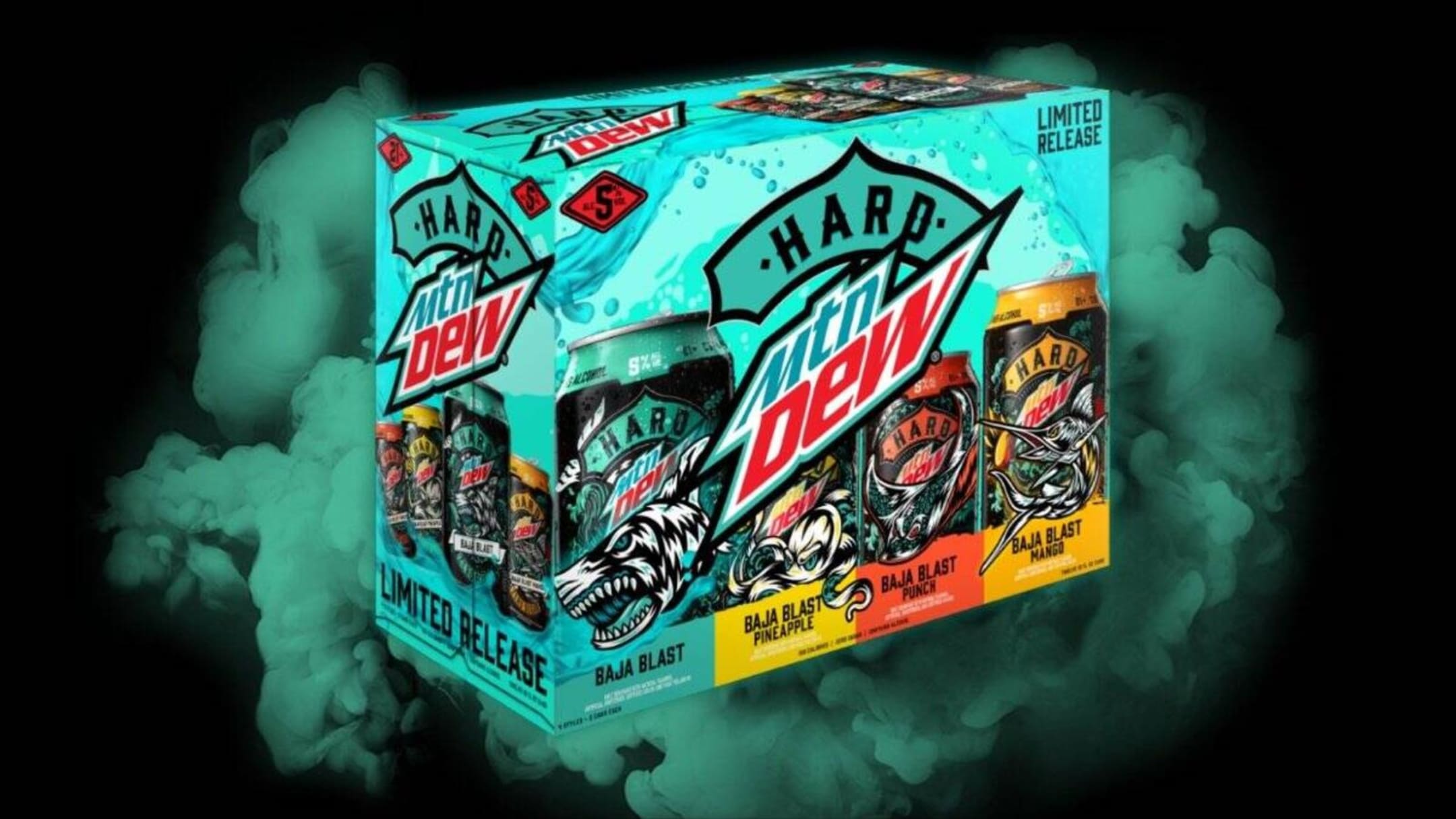 Hard MTN Dew Baja Blast Mix Packs Return In 2024 And Will Be Available Year Round