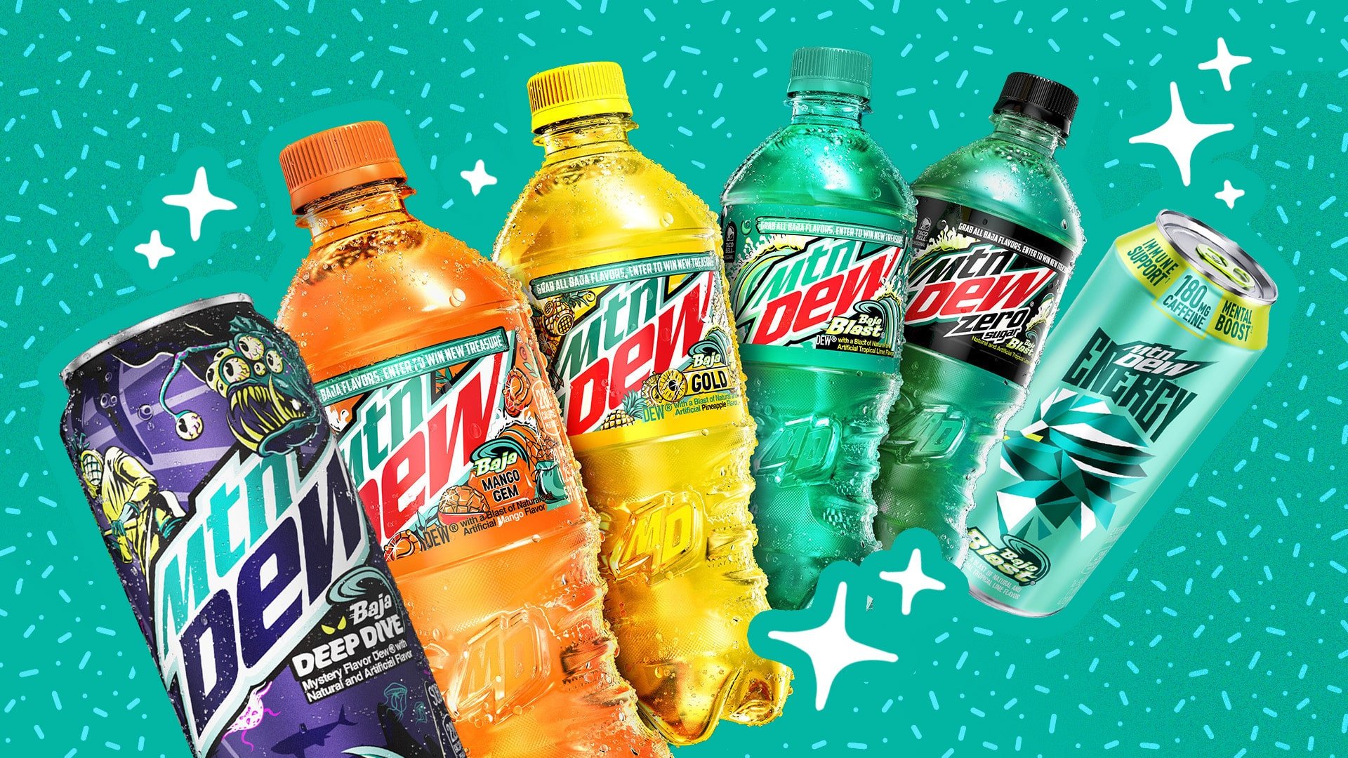 Mountain Dew Baja Blast and New Baja Drinks Are Coming to Stores