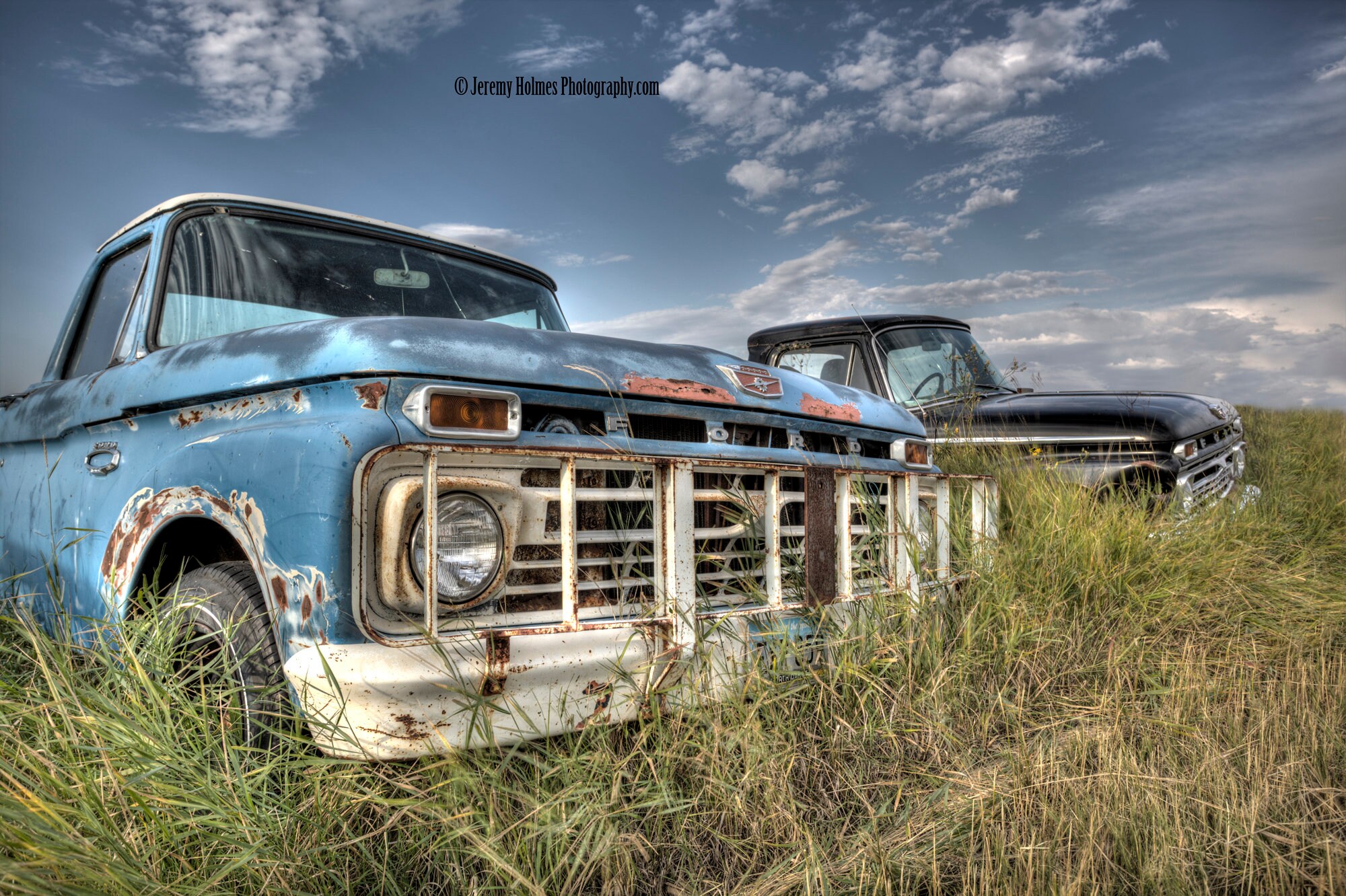 Ford pickup trucks fine art photography print or metal wall art perfect for the garage wall