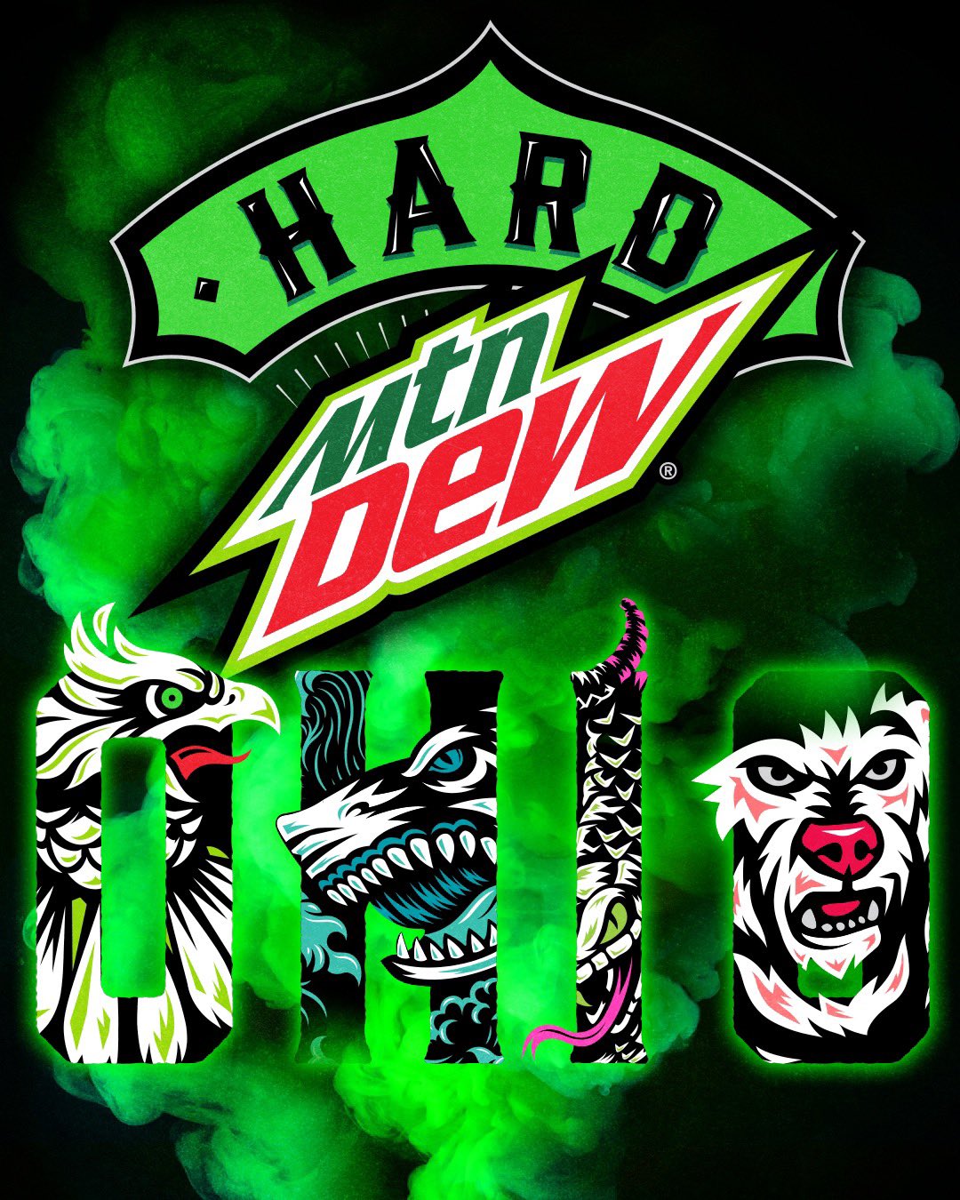 Hard Mountain Dew H I O. Our Most Requested State From Drinkers. You Asked For It. Now Get Hard MTN Dew In Ohio