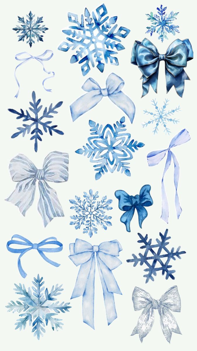 Bows and Snowflakes