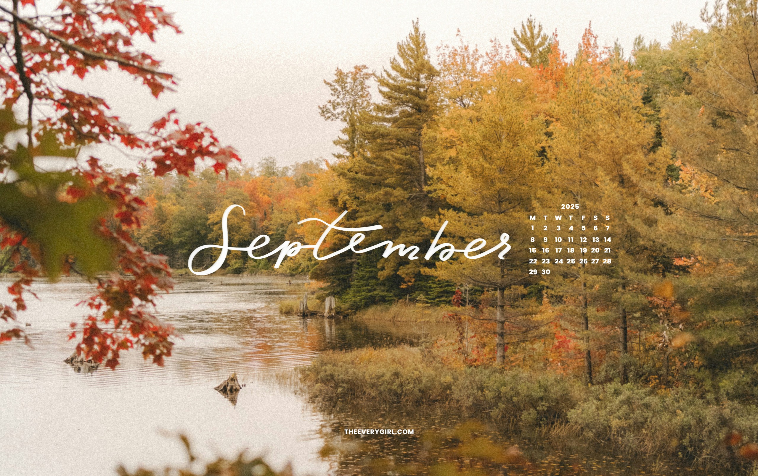 Cozy Fall Aesthetic: September 2025 Tech Background & Free Wallpaper