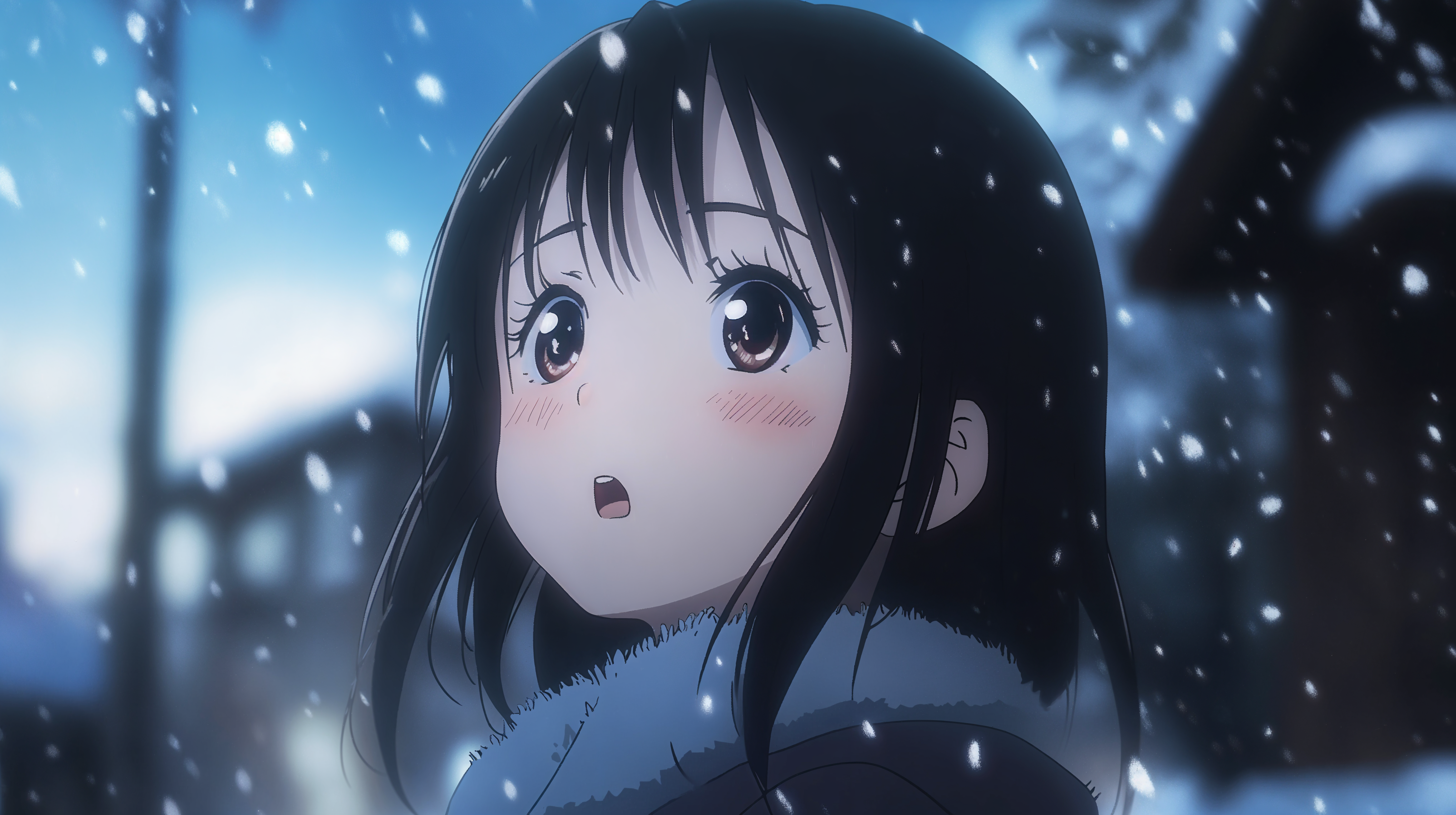 Winter Dream: 4K Ultra HD Anime Wallpaper