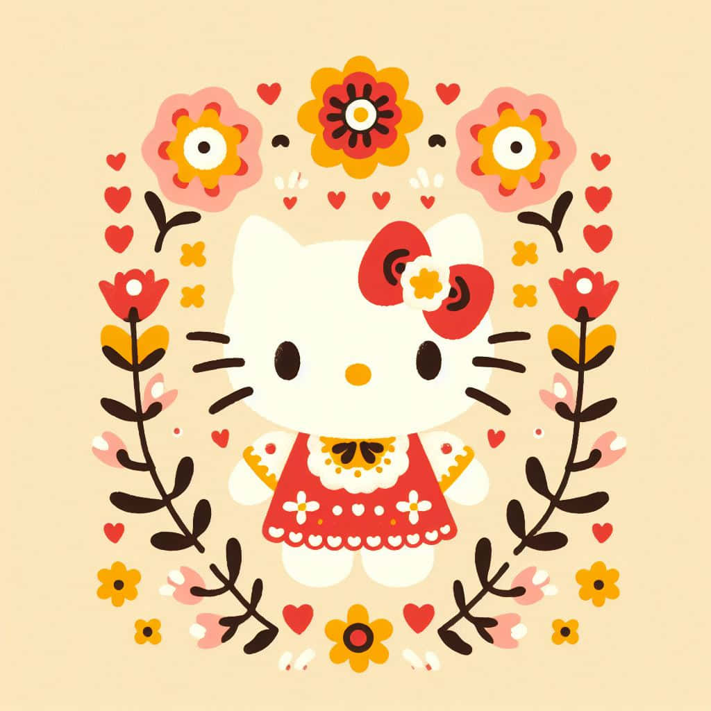 Hello Kitty Fall Wallpaper