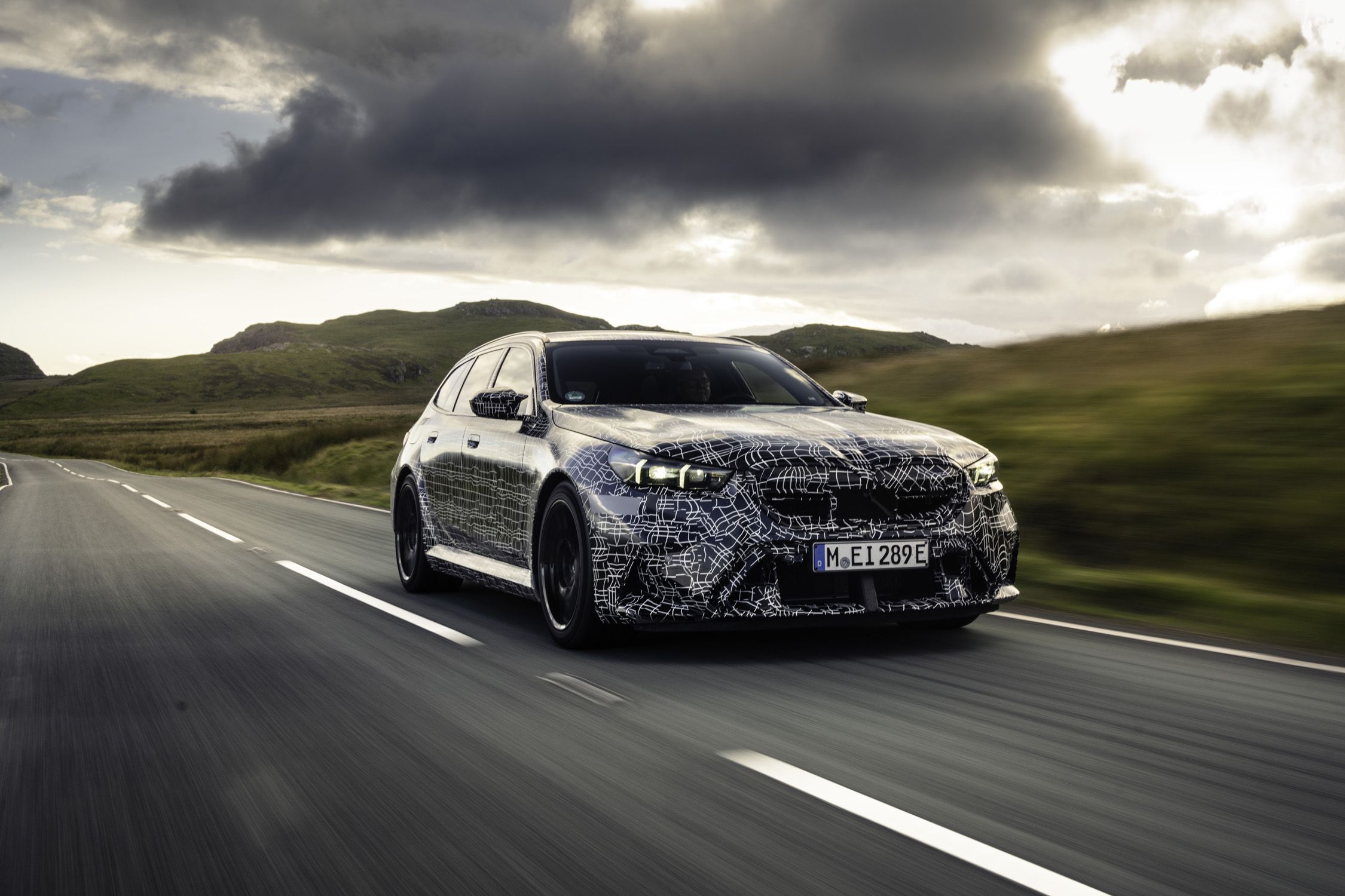 View Photo of the 2025 BMW M5 Touring Prototype