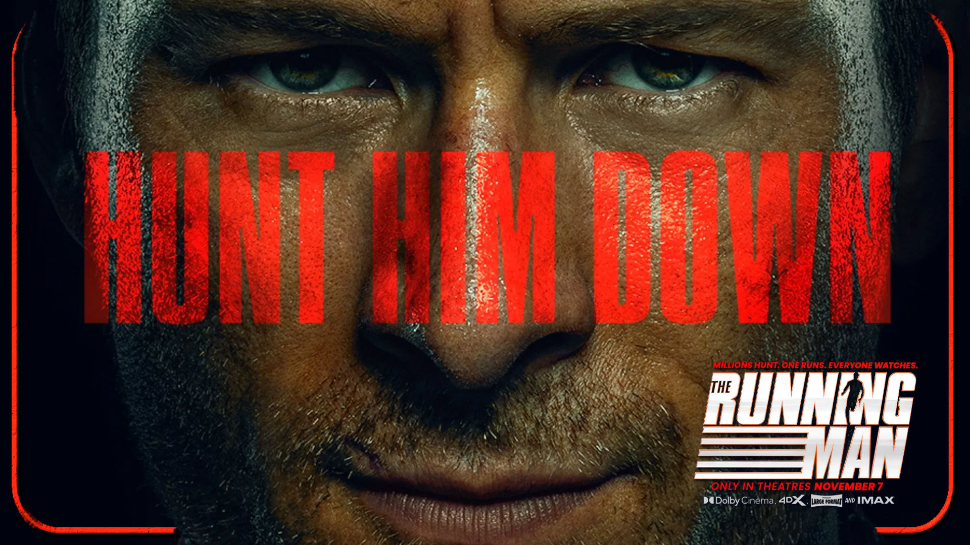 The Running Man Laces Up His Shoes As The First And Poster Sprint In of the Force