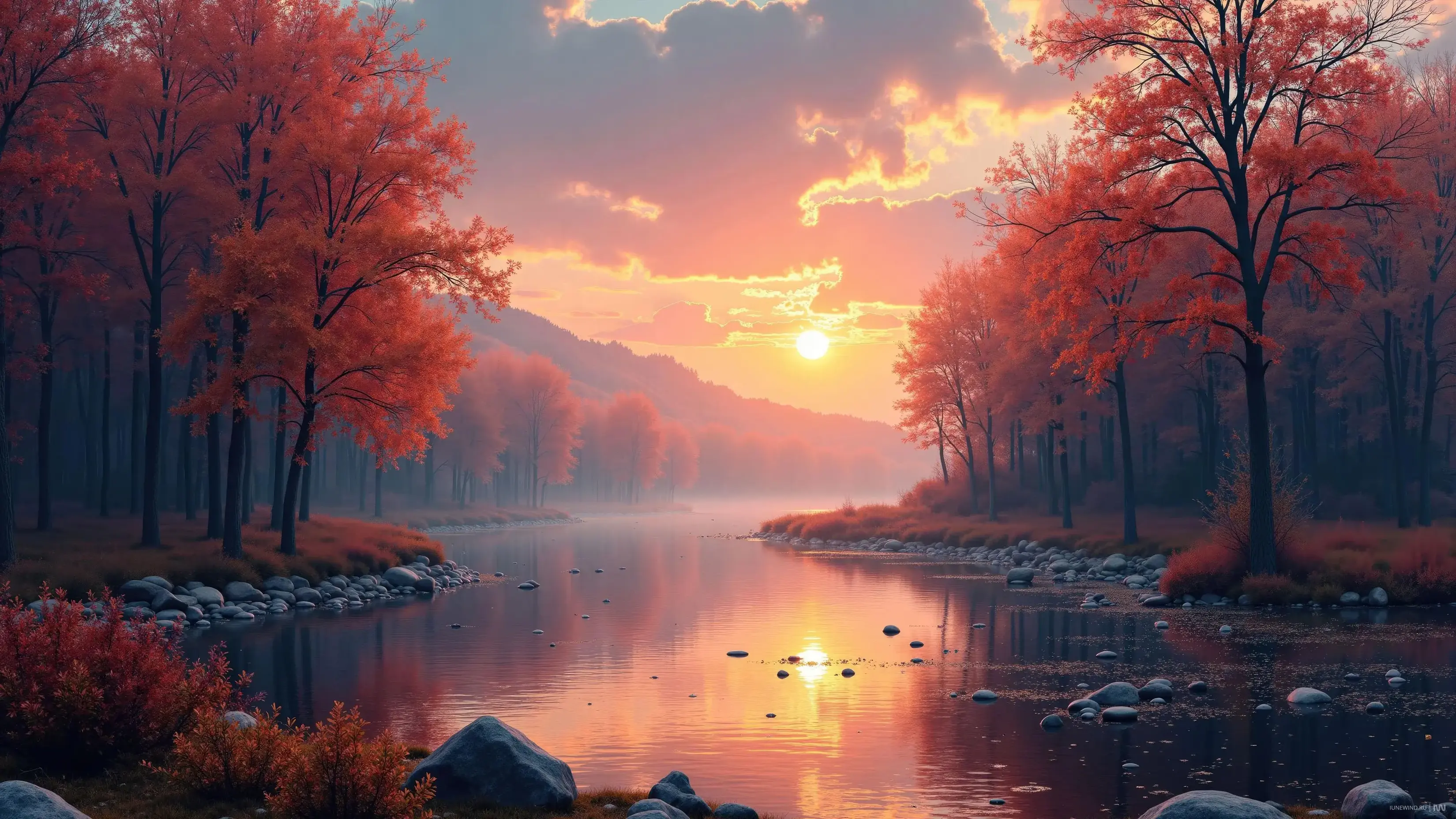 Cozy Red Leaves In Autumn Fall Best 4K Desktop Wallpaper Backdrops And 8K Background 12k High Resolution HD Of 2025 For Apple Mac Windows PC Linux Chromebooks