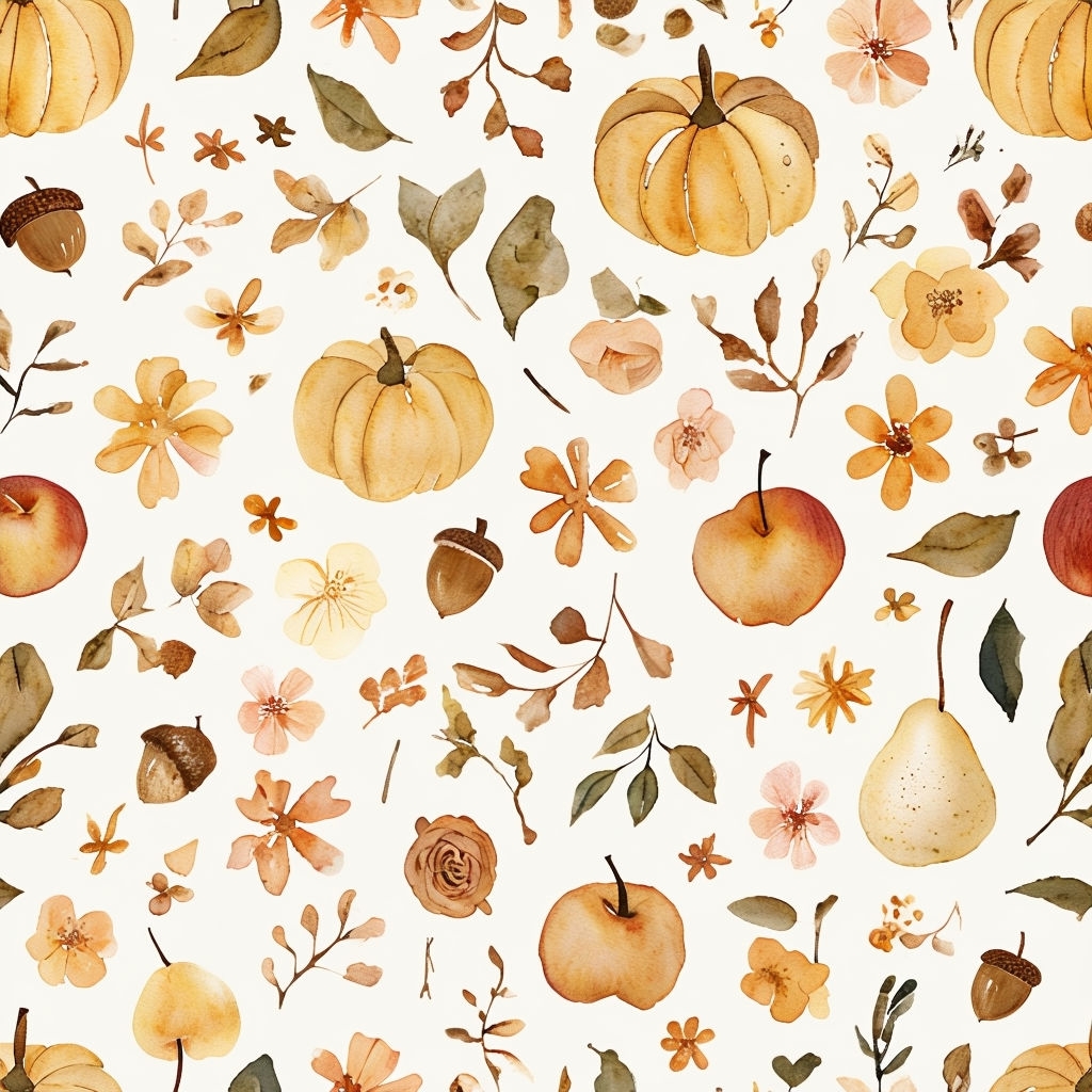 Free and customizeable preppy fall wallpaper