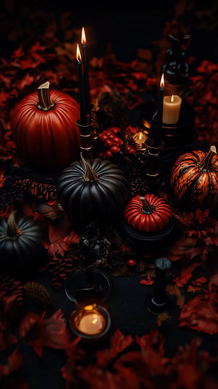 Dark Autumn Phone Wallpaper