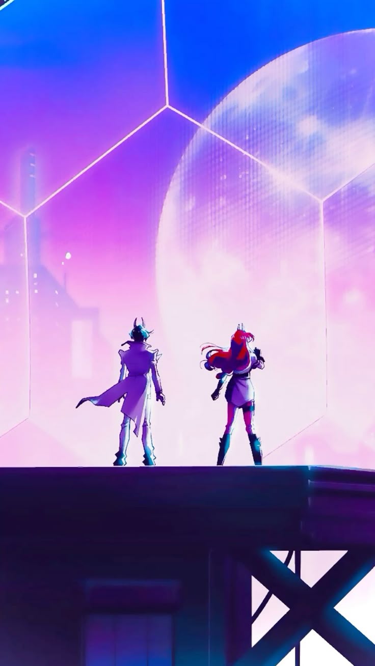 Neon white wallpaper