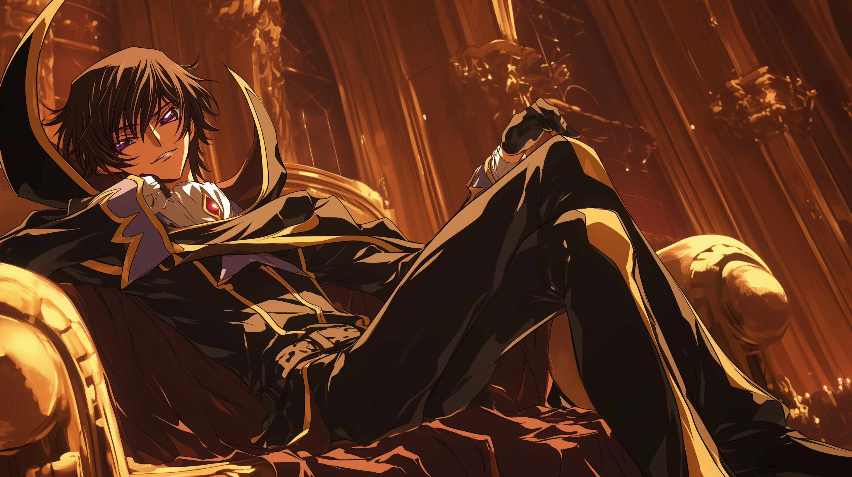 Lelouch Lamperouge in Code Geass Anime HD Wallpaper