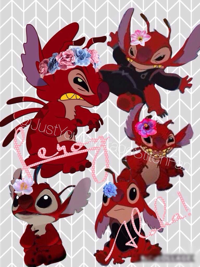 Leroy + Stitch Collage! Day 1. Lilo & Stitch Amino