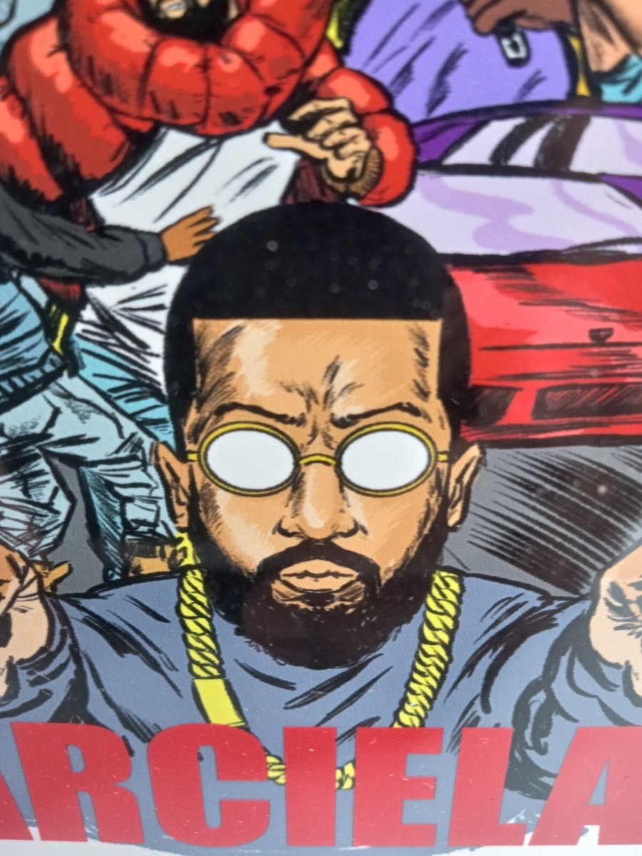 Roc Marciano Marcielago Vinyl Cover Art Framed Print 8x8 inches