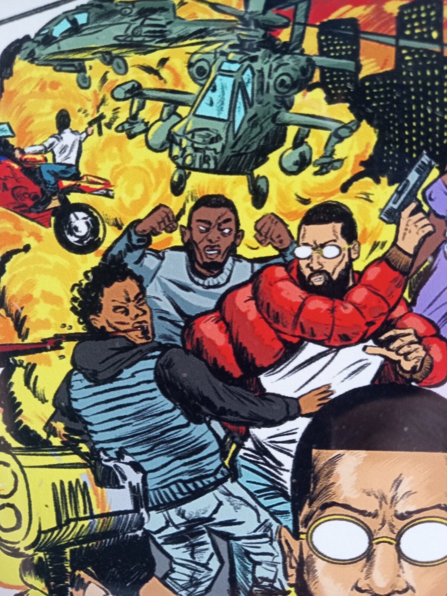 Roc Marciano Marcielago Vinyl Cover Art Framed Print 8x8 inches