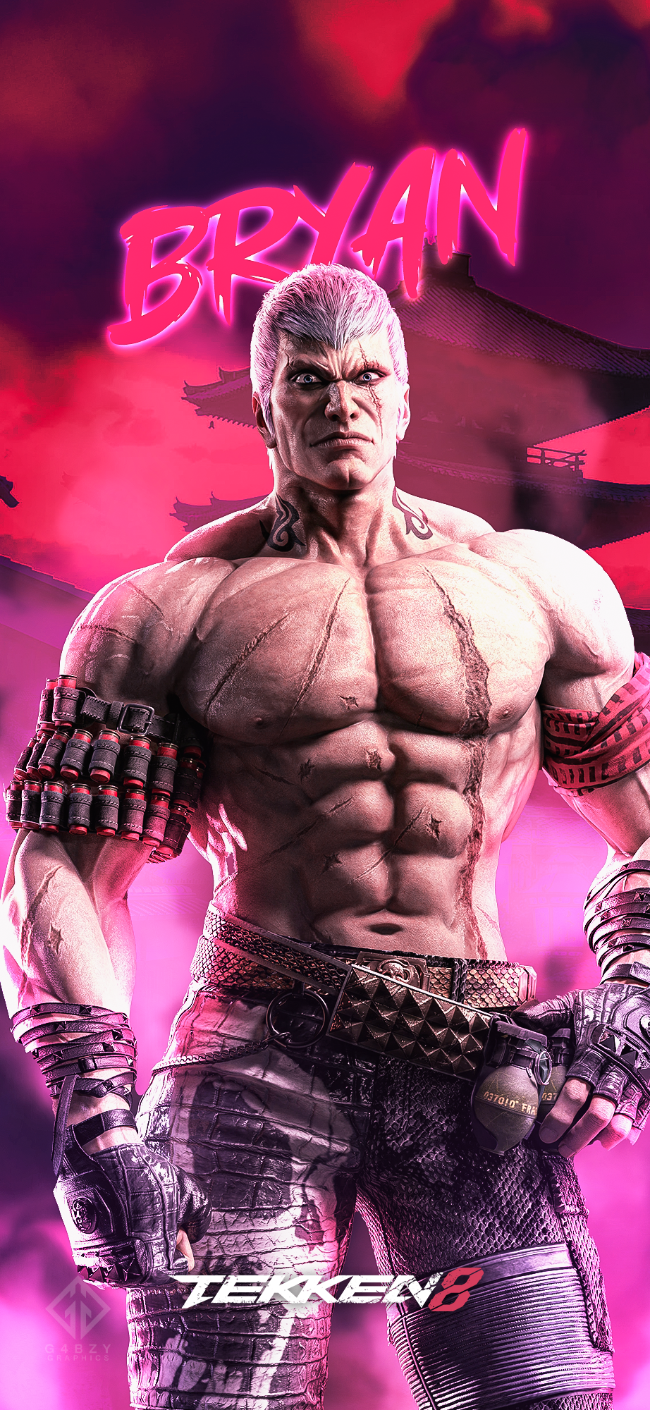 Tekken 8 Mobile Wallpaper fan art made by me!