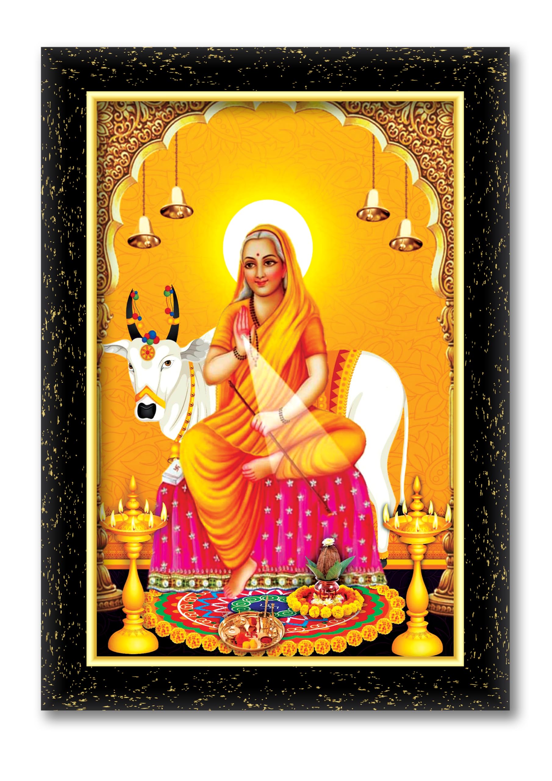 AAI MATA JI # Laminated photo frame for wall, living room, gifts Painting (Wood Base and Front Laminated) (18X12 INCH), Amazon.in: Home & Kitchen