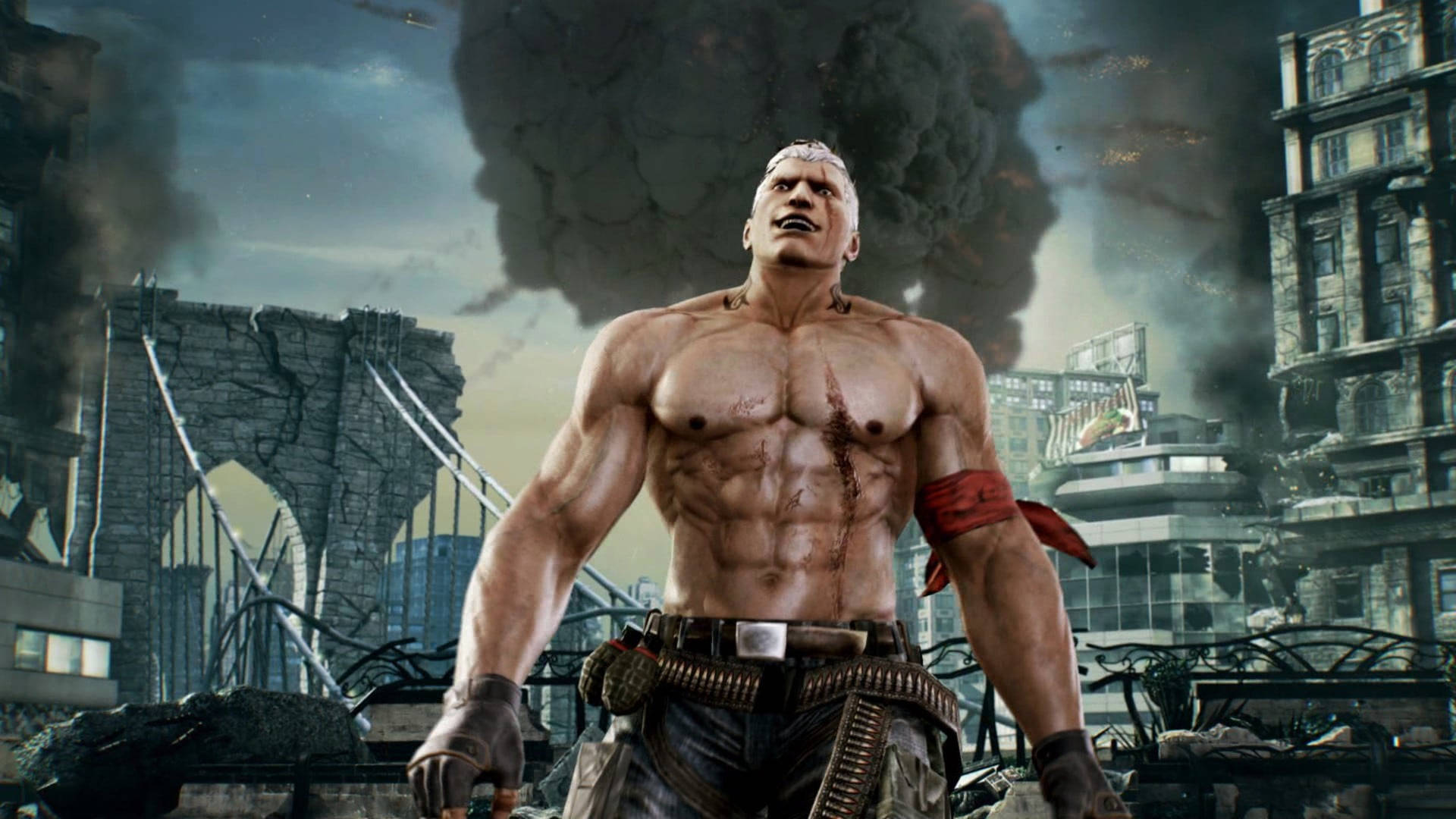 Download Tekken Fighter Bryan Fury Wallpaper