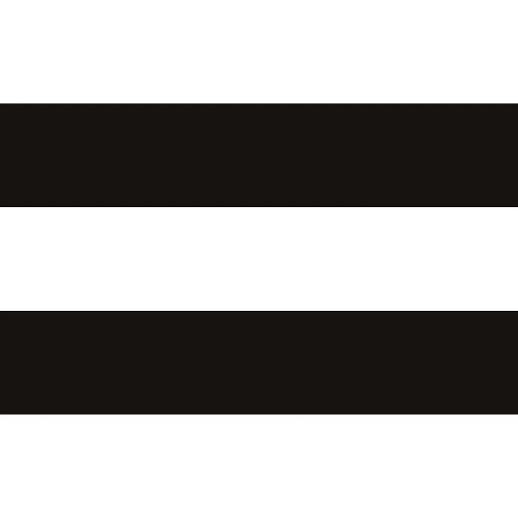 Black and white horizontal striped wallpaper 20 cm