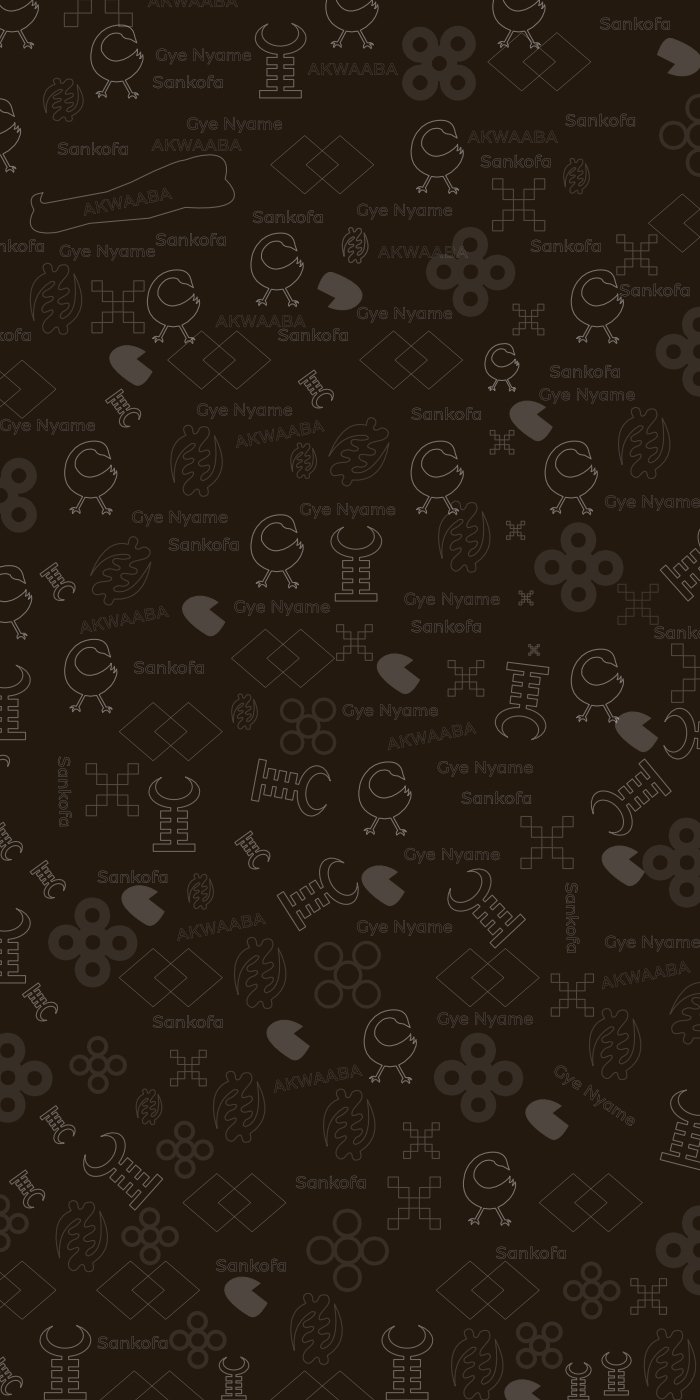 West African ADINKRA Symbols Designed for Background Wallpaper your work
