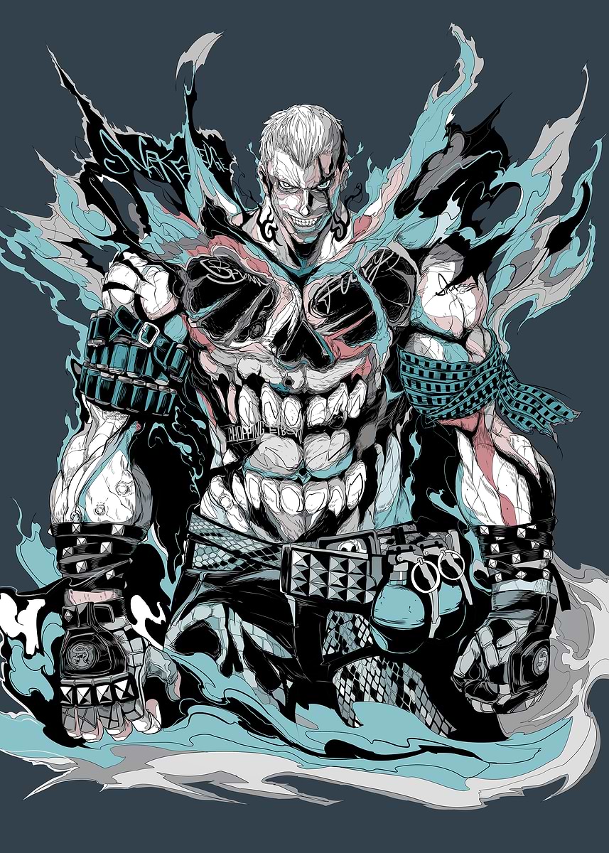 Bryan Fury' Poster, picture, metal print, paint