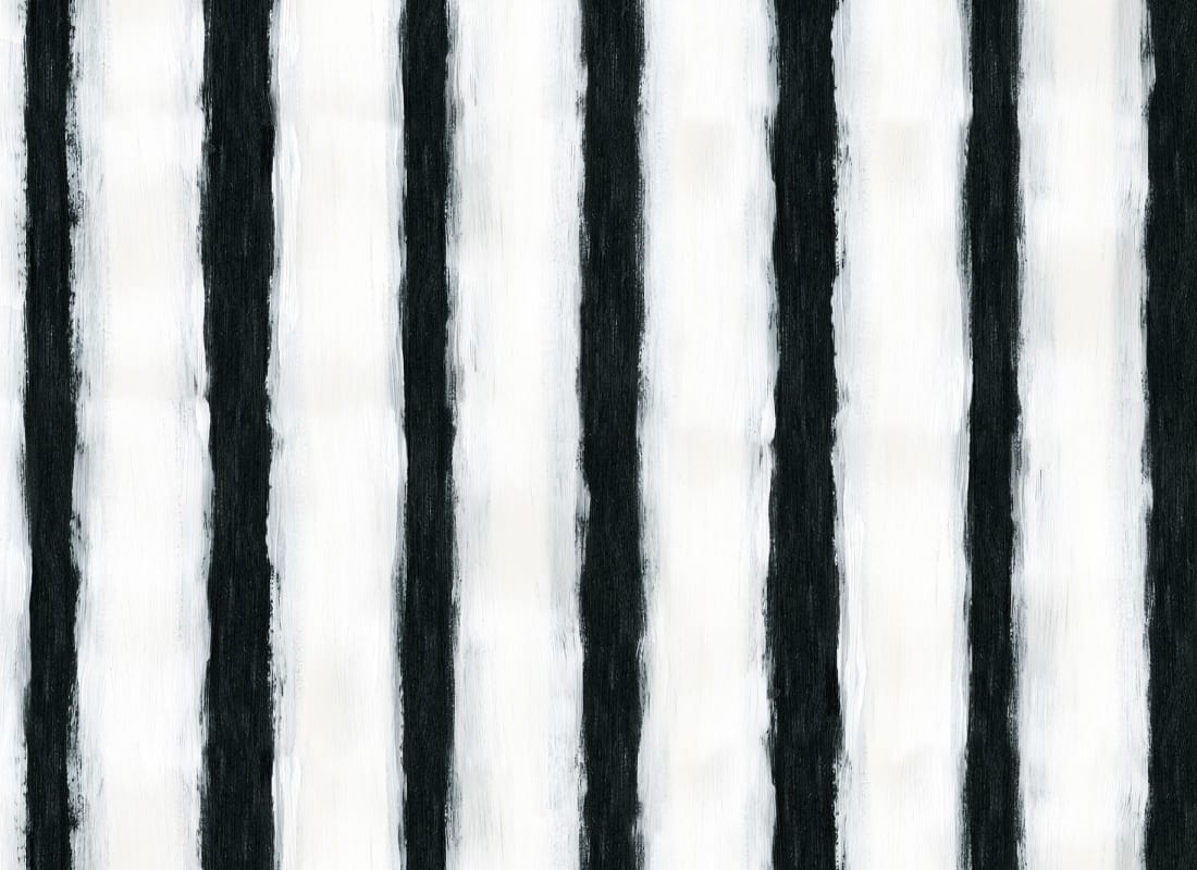 Painted Stripes, Black & White