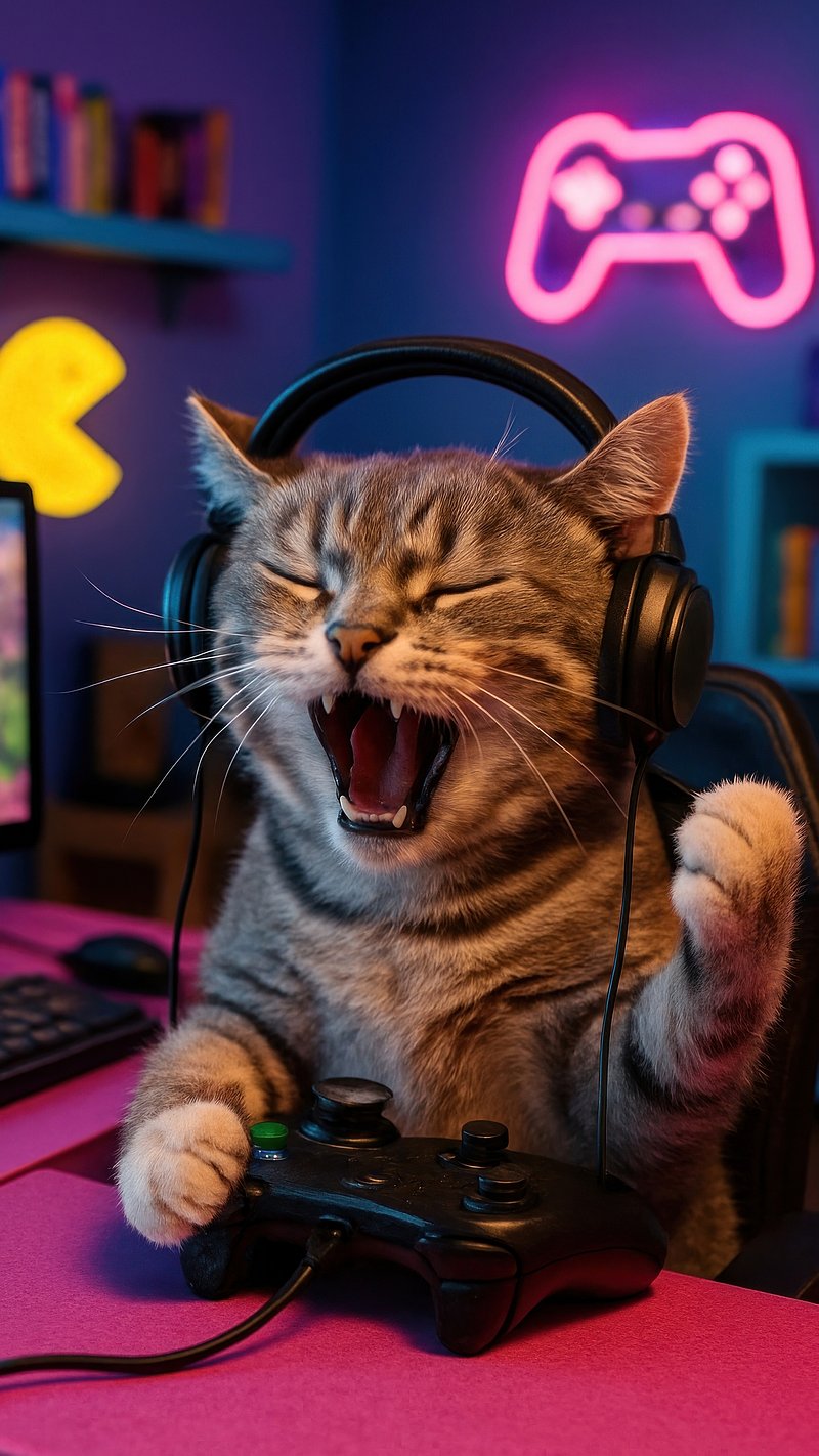 Cute Cat Desktop Wallpaper Image Wallpaper