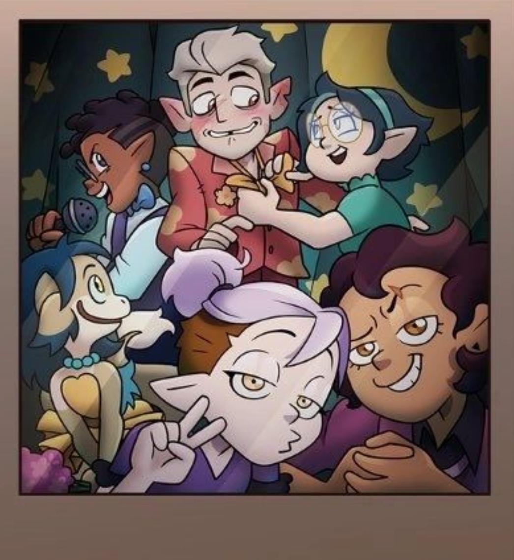 HD screenshots of the photo from Luz's desk in the finale