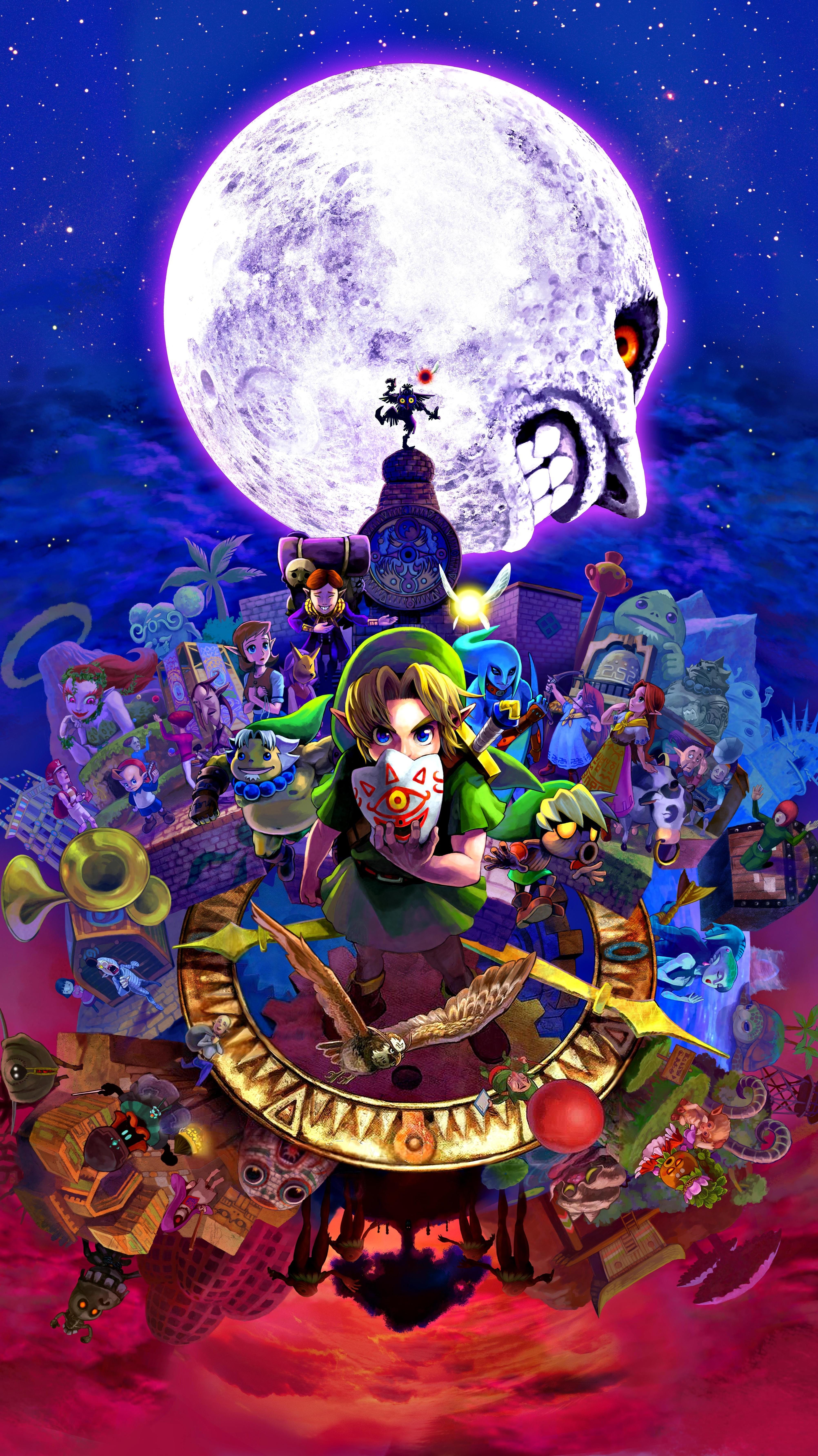 Majora's Mask Phone Wallpaper 16:9 taken from Official Art