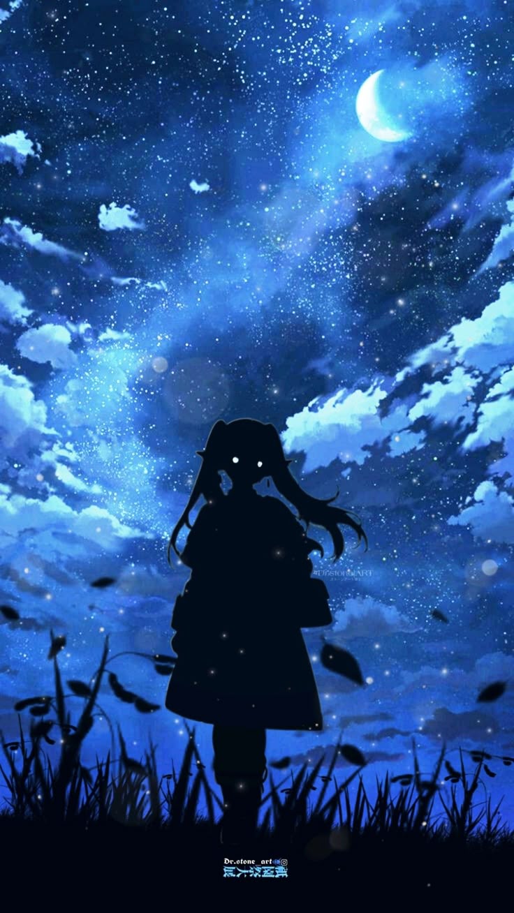 Sousou no frieren silhouette wallpaper