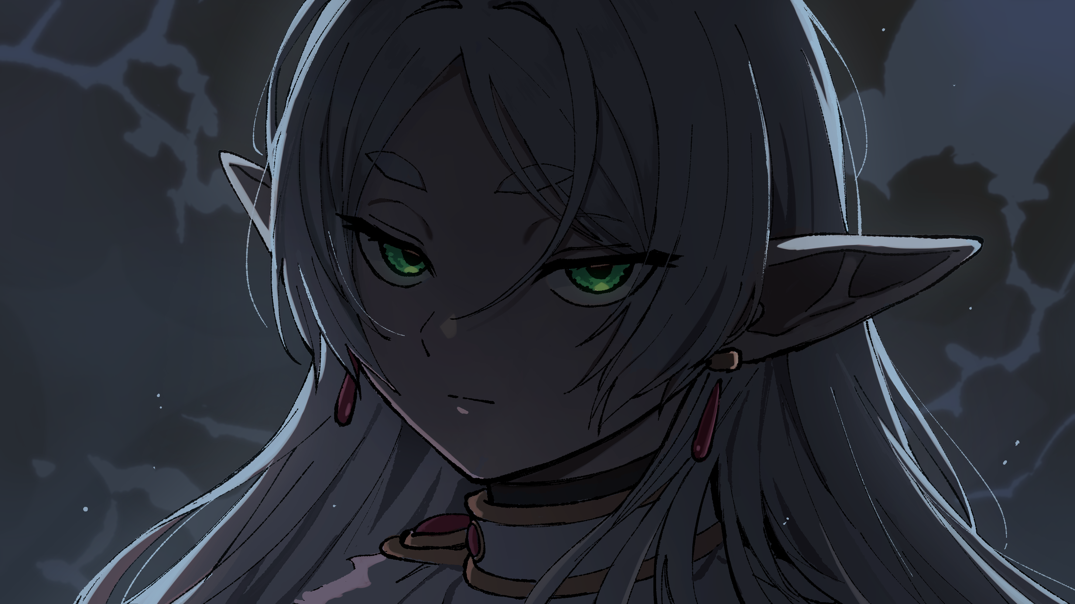 Frieren HD Wallpaper. Anime Art from Frieren: Beyond Journey's End