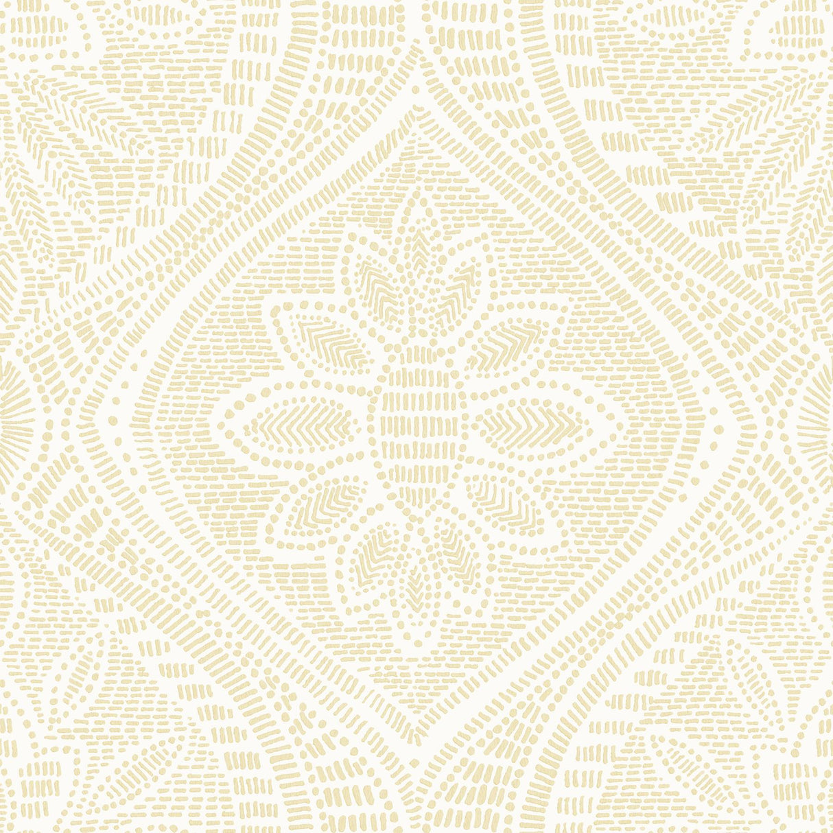 A Street Prints Georgia Flowers Light Yellow Wallpaper