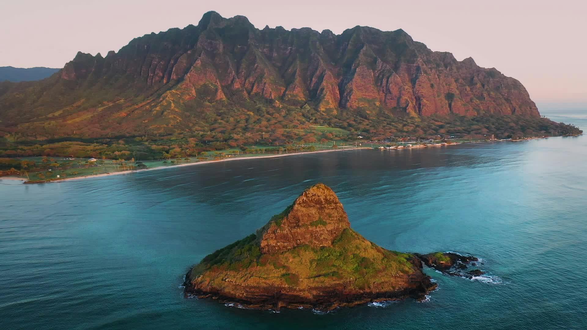 Hawaii Sunrise Mountains Free Stock Video Footage, Royalty Free 4K & HD Video Clip