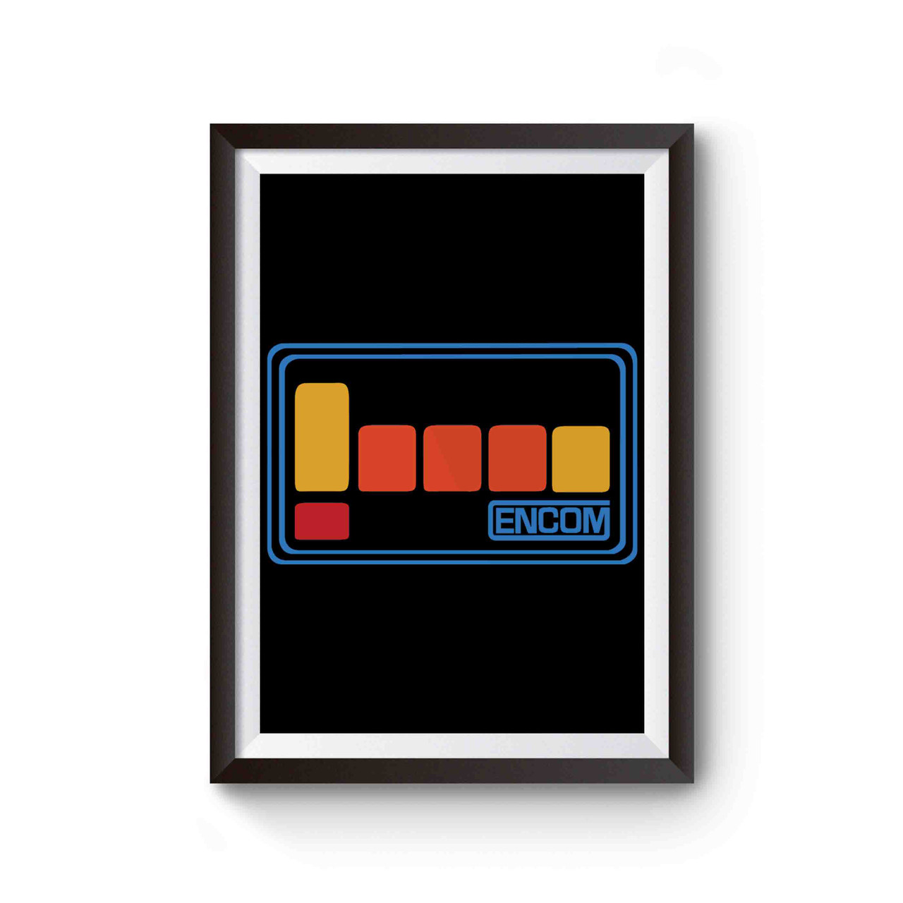 Tron Encom Computer Logo 1982 Sci Fi Movie Poster