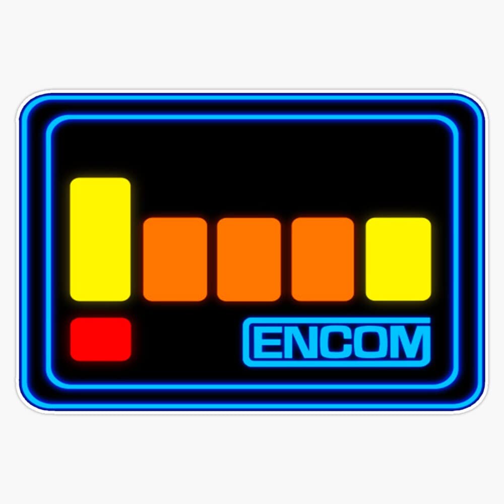 ENCOM VINTAGE VIDEO GAMES AND STICKER Sticker Bumper Sticker Vinyl Decal 5