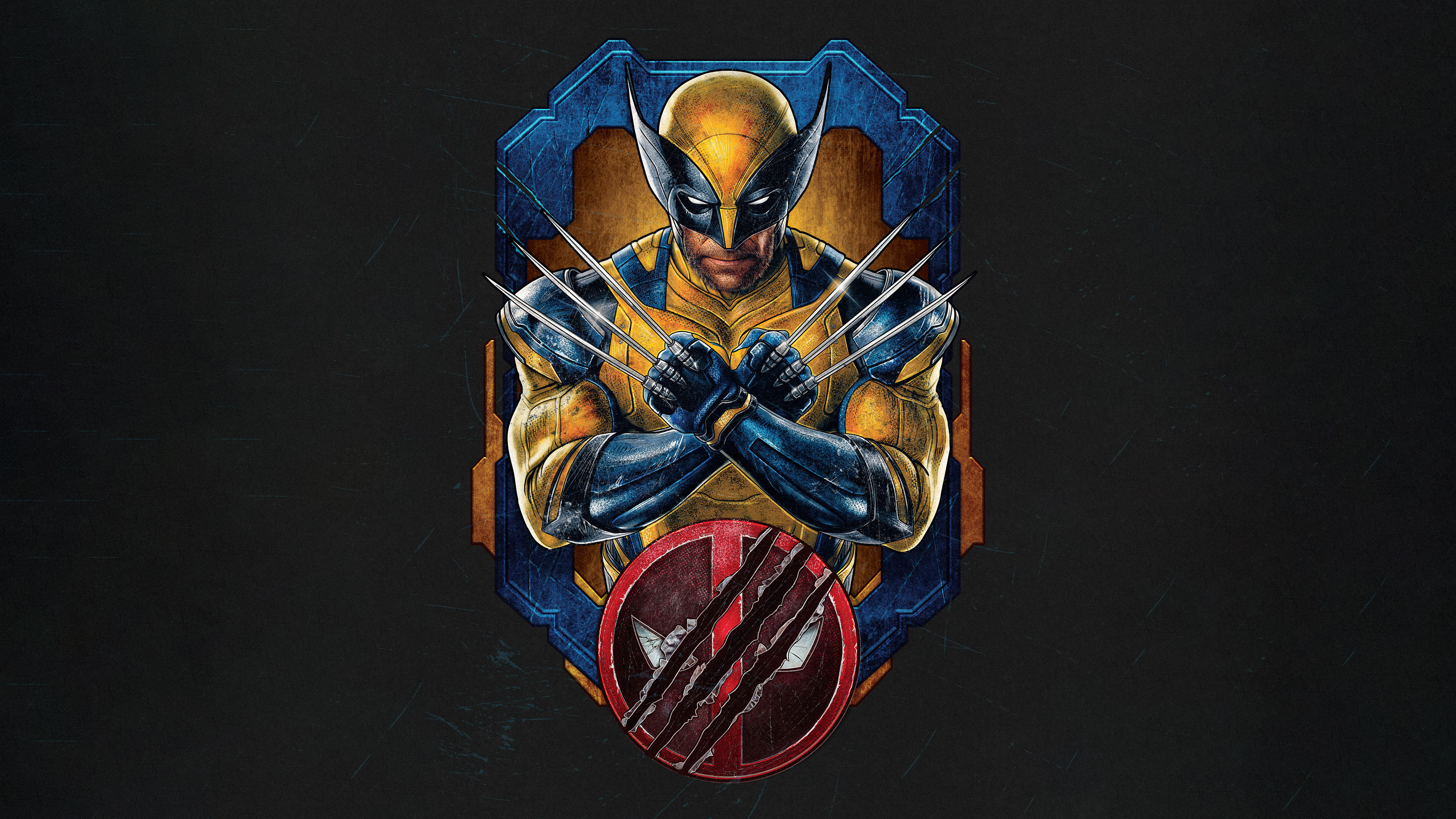 Wolverine Wallpaper 4K, Deadpool &, Movie poster