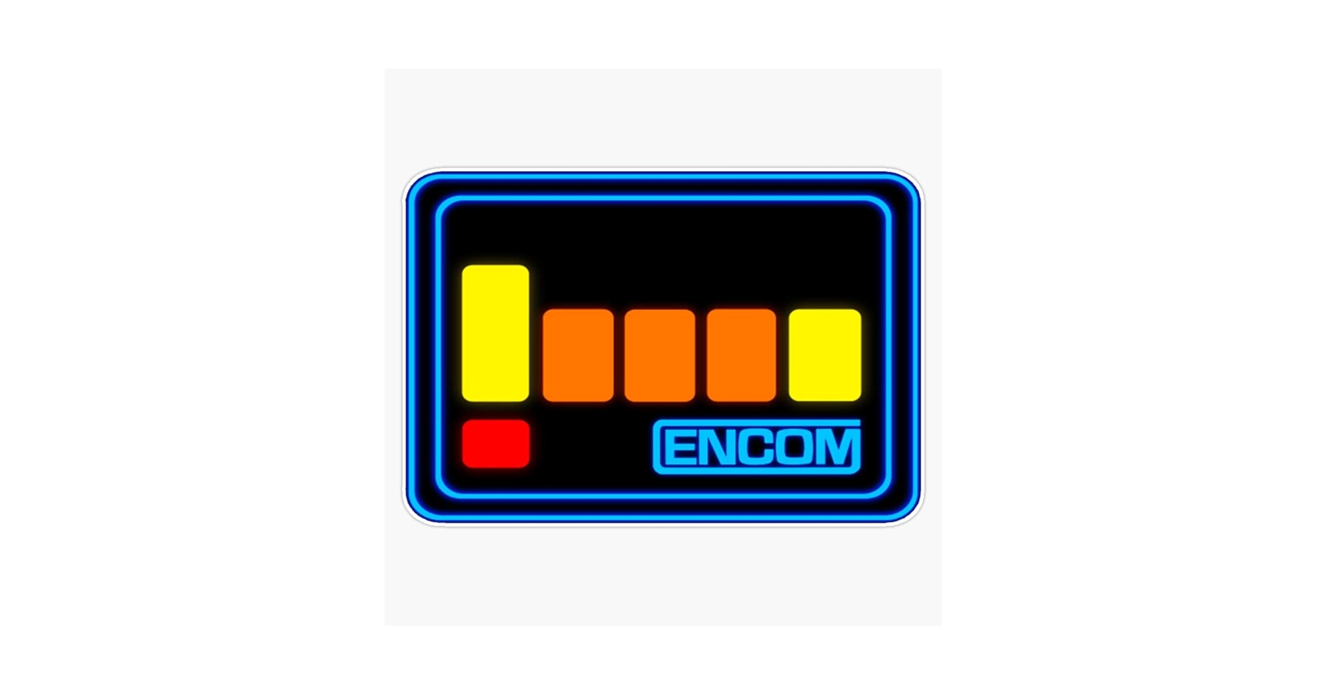 ENCOM VINTAGE VIDEO GAMES AND STICKER Sticker Bumper Sticker Vinyl Decal 5
