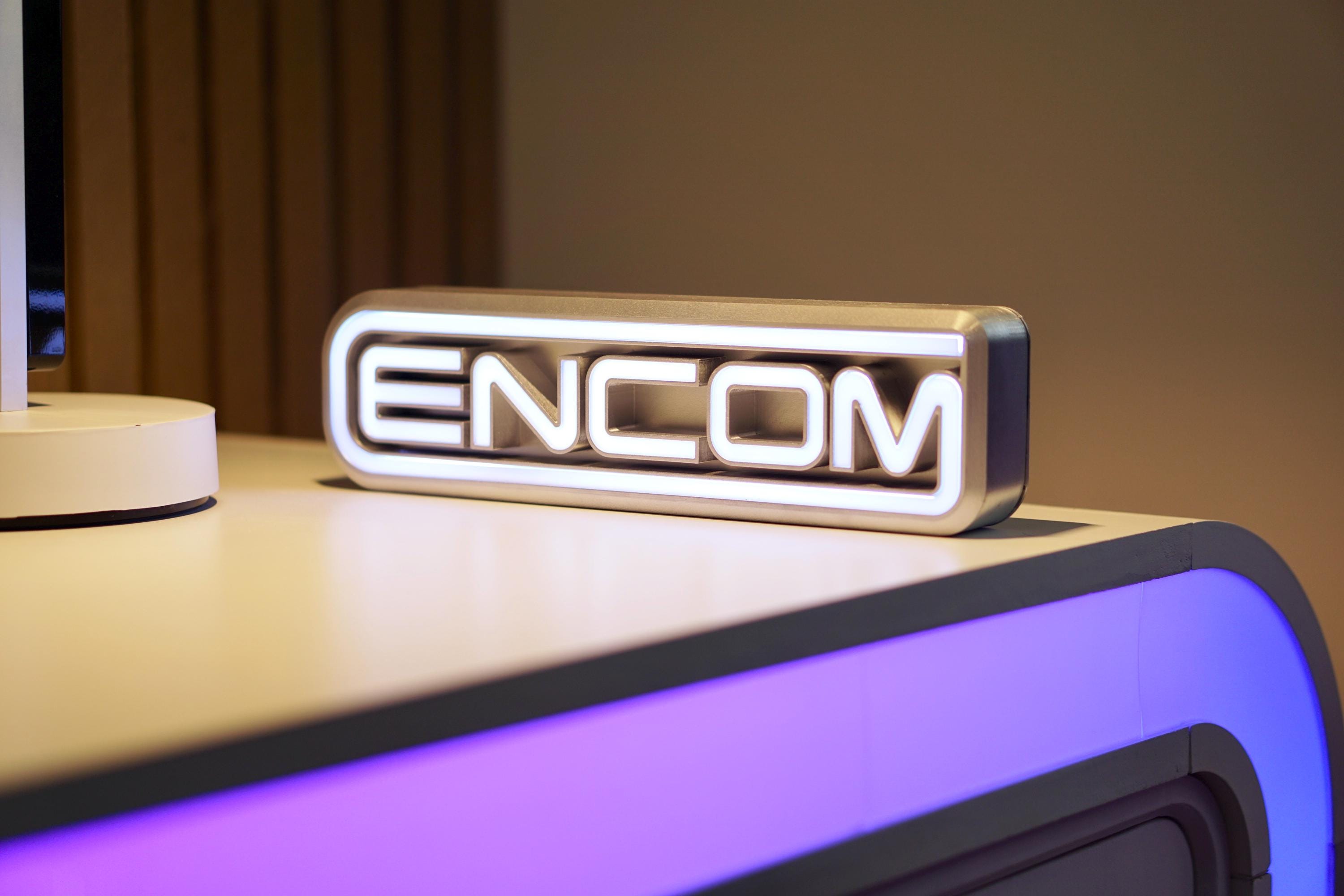 Tron Inspired Encom Sign LED Sign