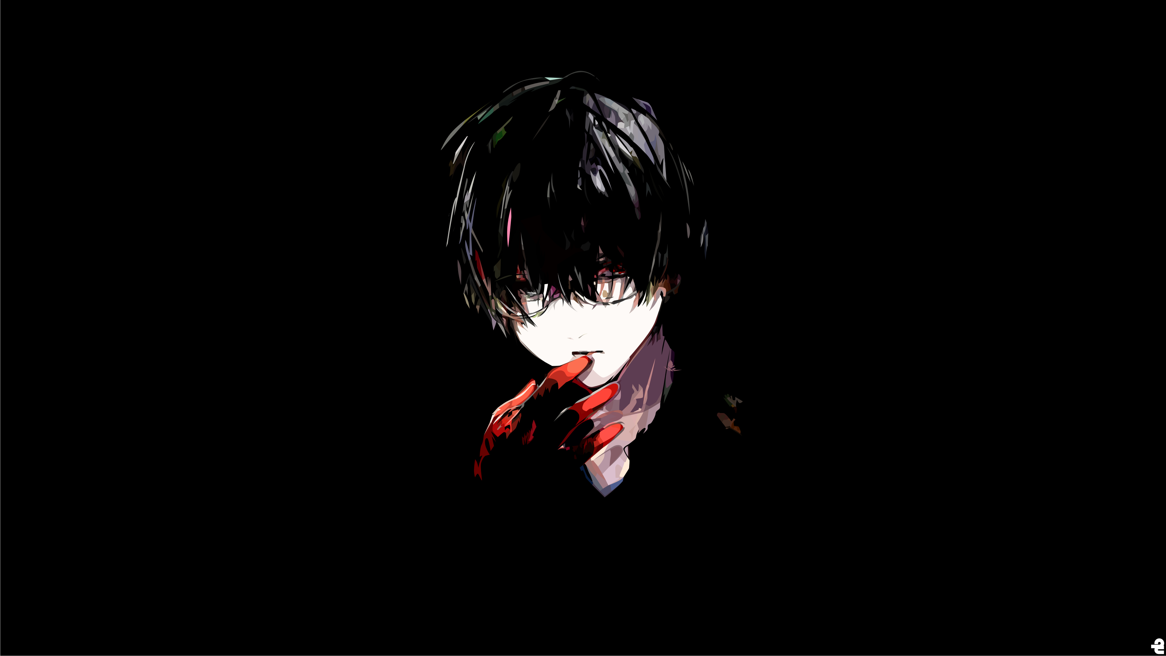 Tokyo Ghoul Thinking 4K HD Wallpaper