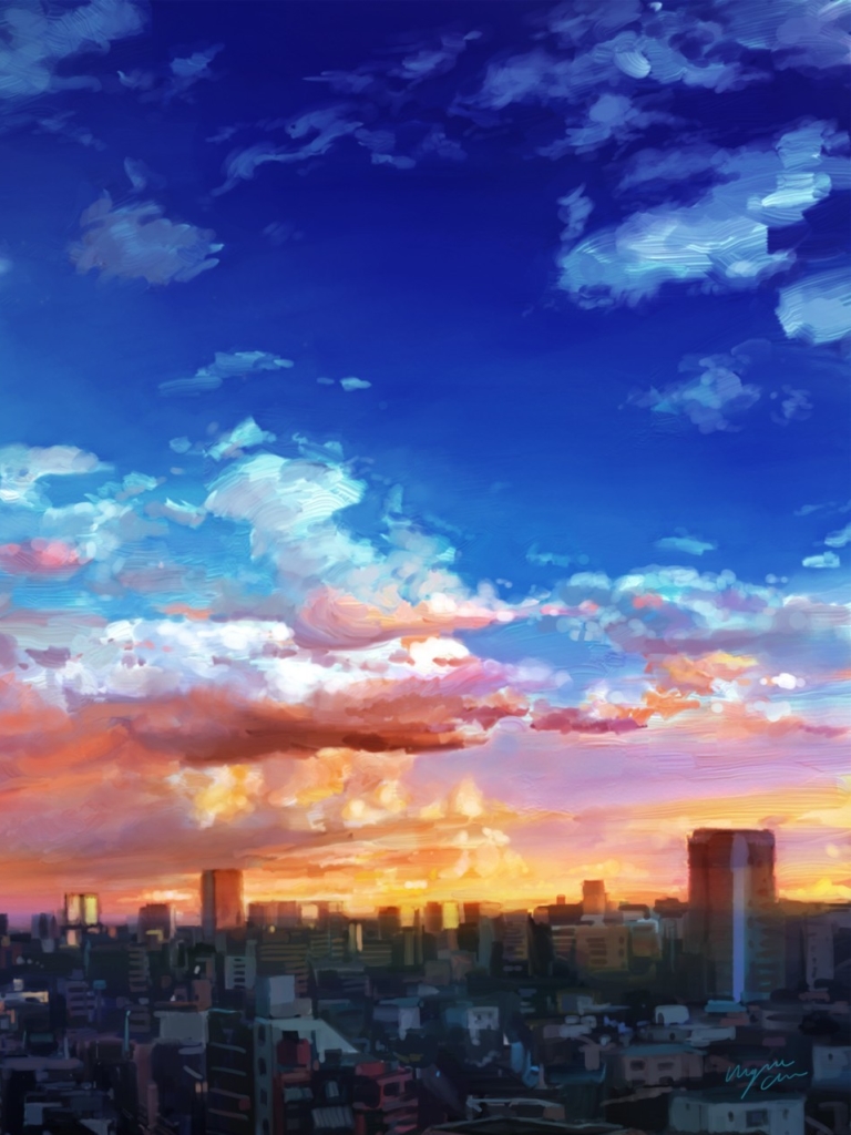 Phone wallpaper: Anime, Tokyo Ghoul, City, Sunset, Touka Kirishima 1269417